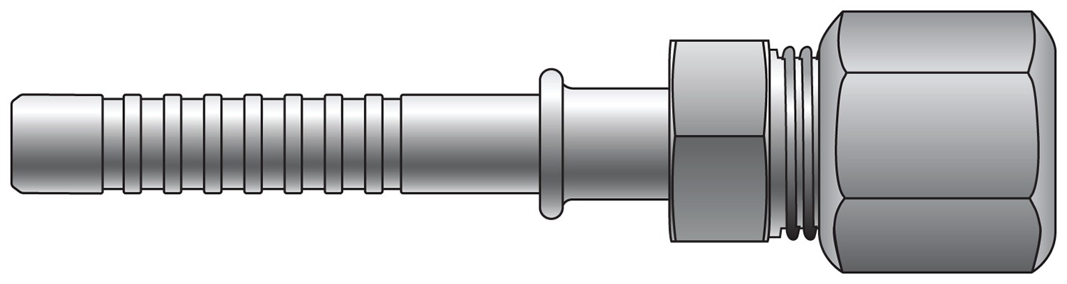 Gates G46510-0808 Male Flareless Assembly (PolarSeal II ACC) - Image 2