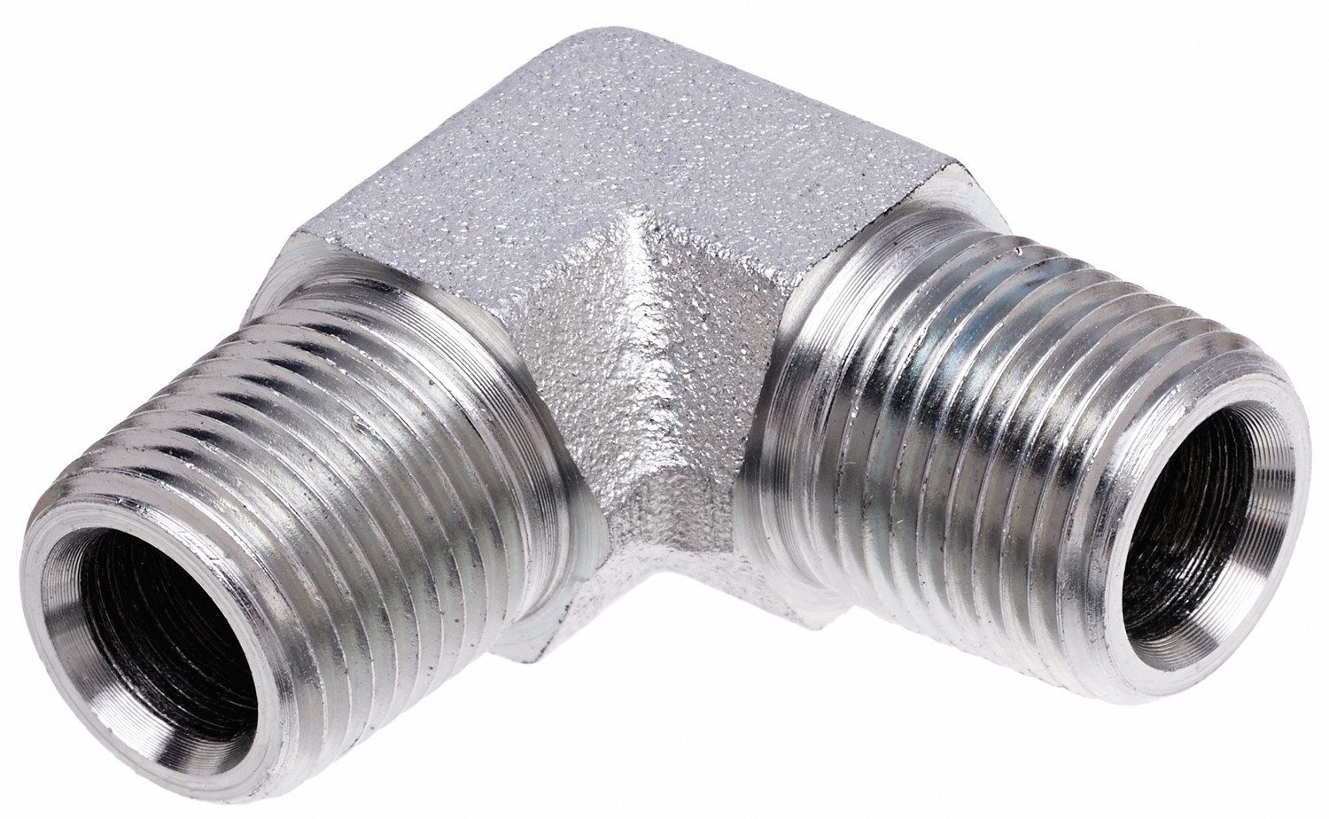 Gates G601150404 Male Pipe NPTF to Male Pipe NPTF - 90 (SAE to SAE)