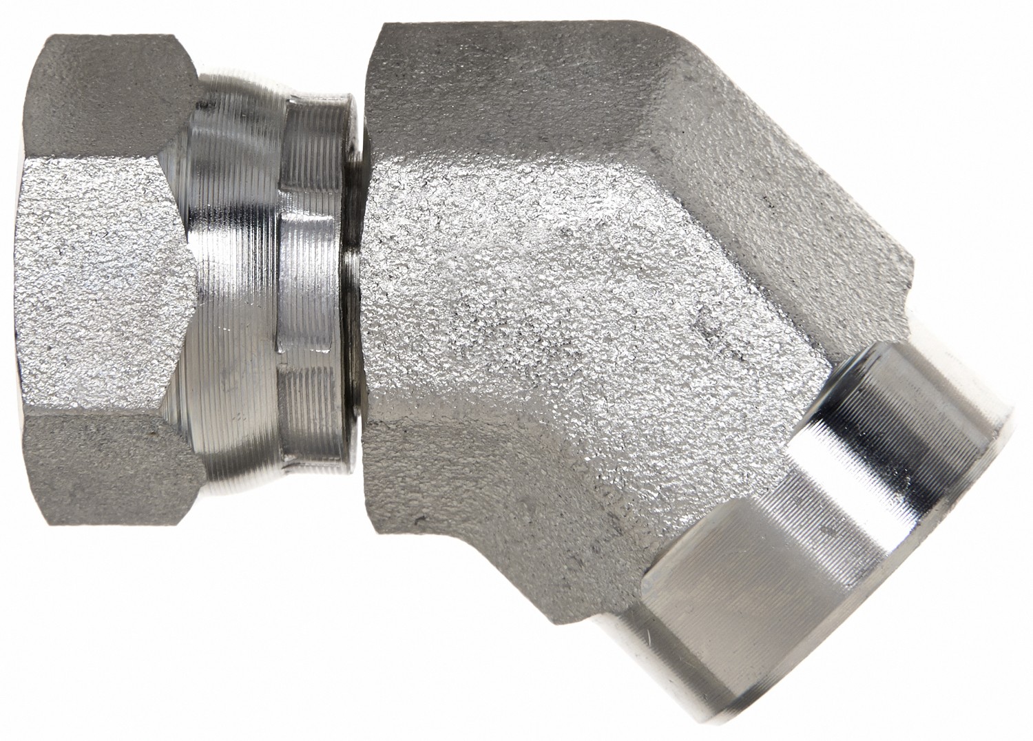 Gates G601620606 Female Pipe NPTF to Female Pipe Swivel NPSM - 45 (SAE to SAE)