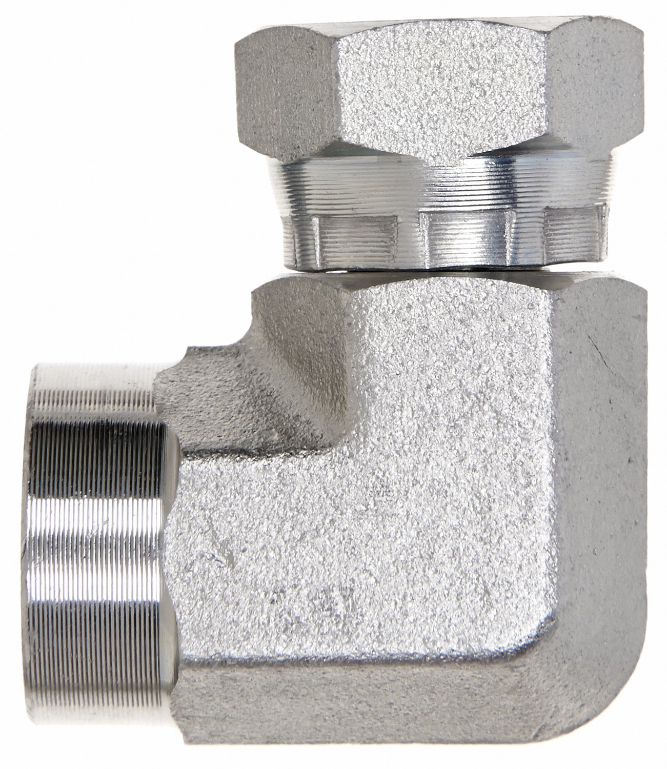 Gates G60164-0404 Female Pipe NPTF to Female Pipe Swivel NPSM - 90 (SAE to SAE)