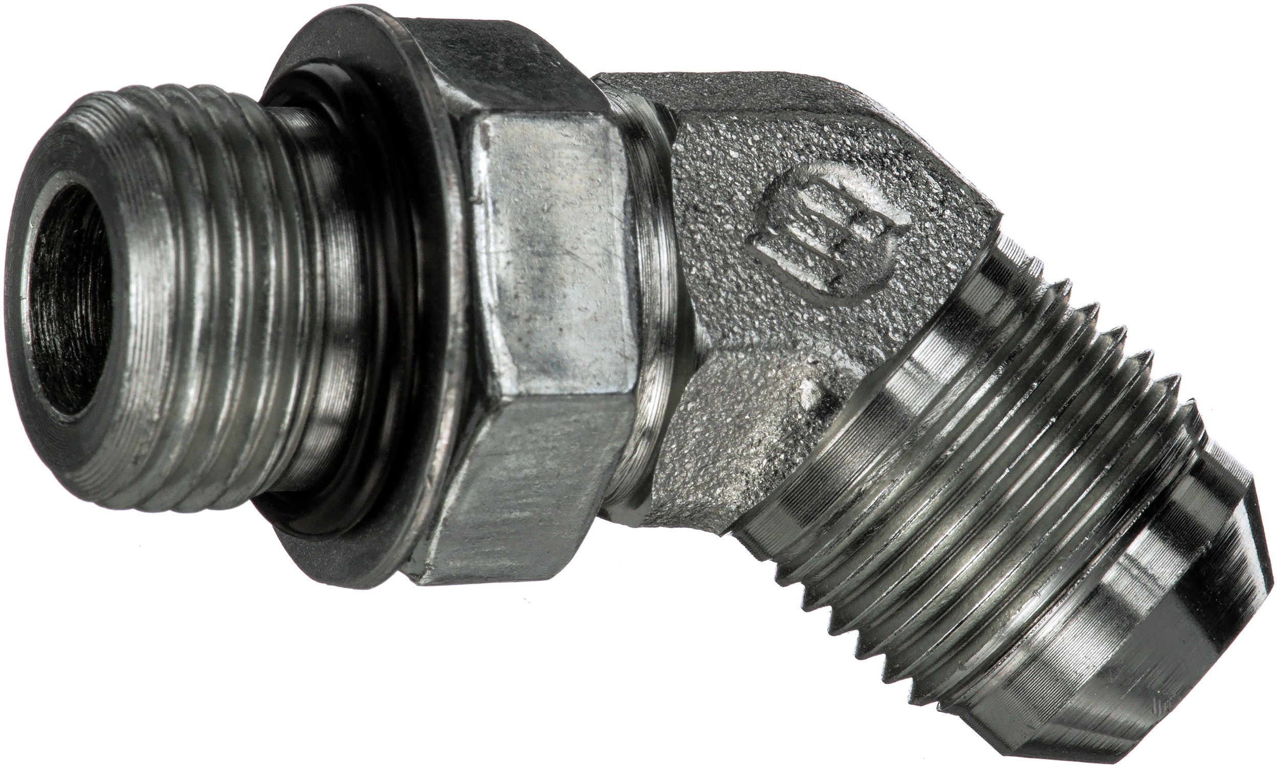 Gates G603080808 Male O-Ring Boss to Male JIC 37 Flare - 45 (SAE to SAE)