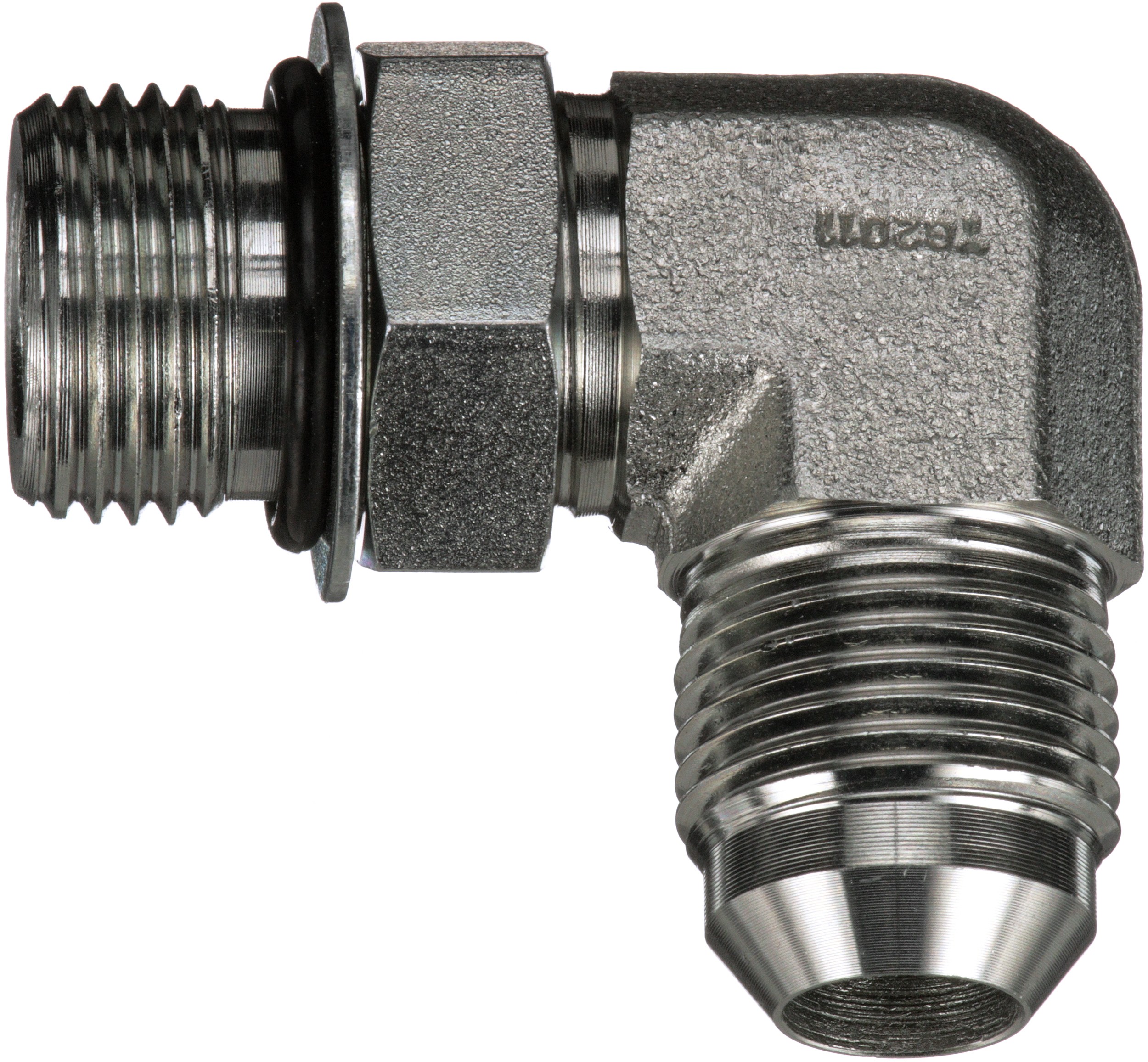 Gates G603121008 Male O-Ring Boss to Male JIC 37 Flare - 90 (SAE to SAE)