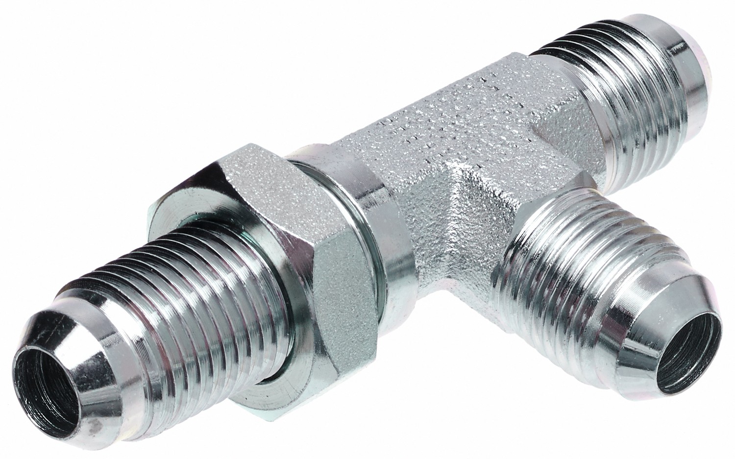 Gates G60472-0404 Male JIC 37 Flare to Male JIC 37 Flare Bulkhead to Male JIC 37 Flare - Tee