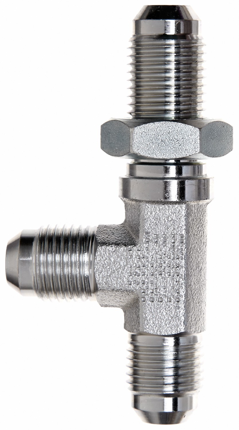 Gates G60472-0404 Male JIC 37 Flare to Male JIC 37 Flare Bulkhead to Male JIC 37 Flare - Tee - Image 2