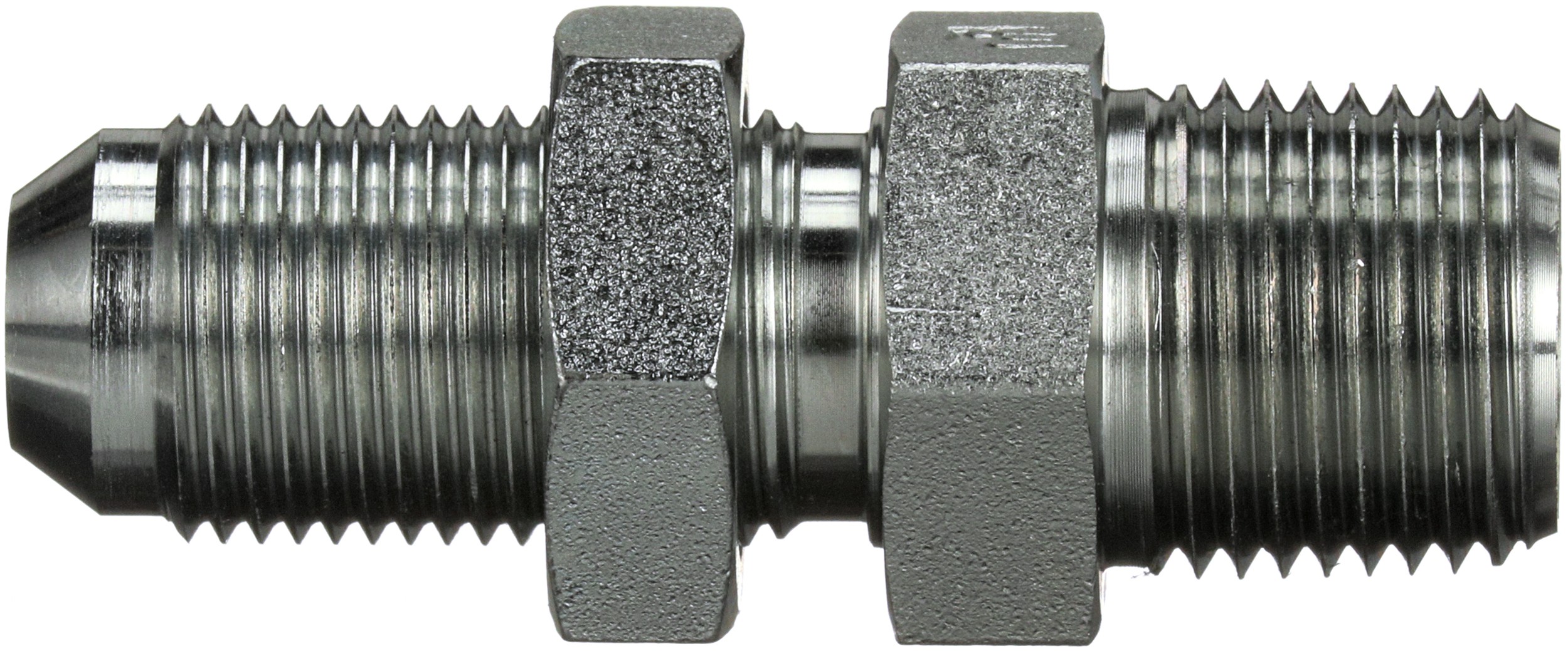 Gates G605411616 Male JIC 37 Flare Bulkhead to Male Pipe NPTF (SAE to SAE) - Image 2