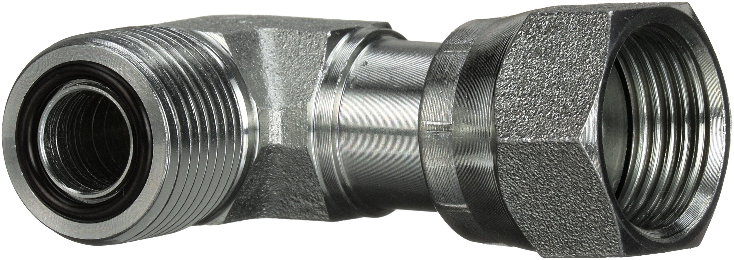 Gates G607240606 Male Flat-Face O-Ring to Female Flat-Face Swivel - 90 (SAE to SAE) - Image 2