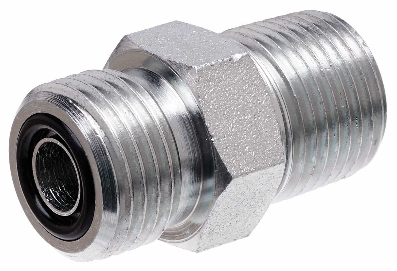 Gates G607700808 Male Flat-Face O-Ring to Male Pipe NPTF (SAE to SAE) - Image 2