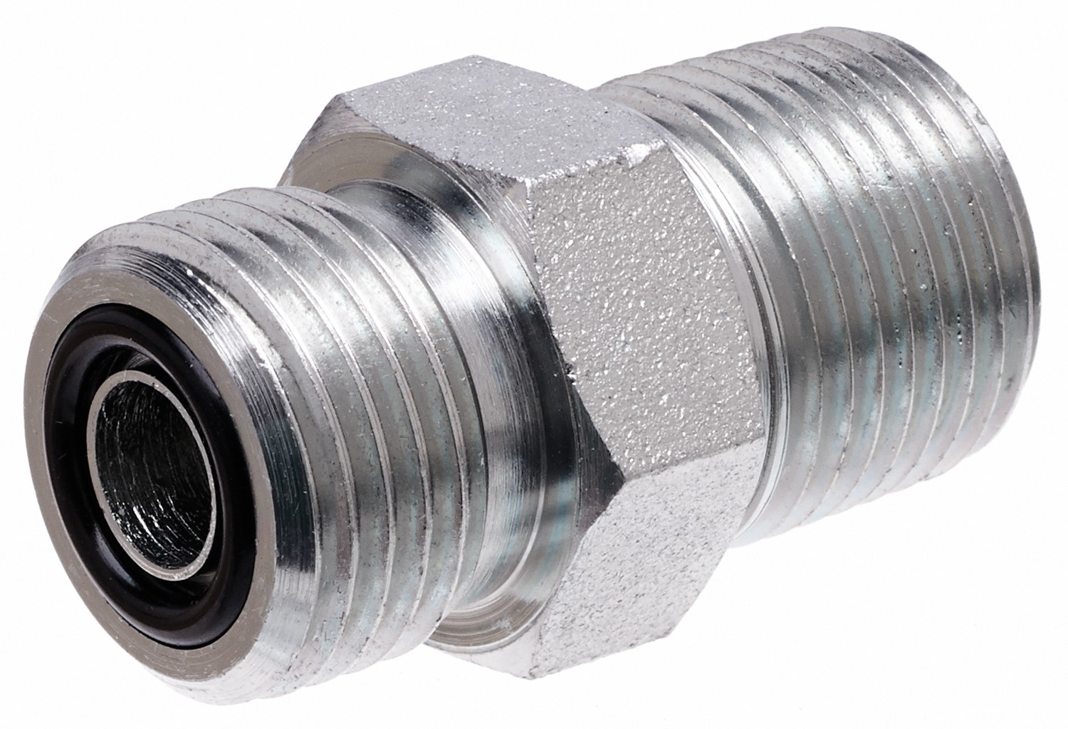 Gates G607701616 Male Flat-Face O-Ring to Male Pipe NPTF (SAE to SAE)