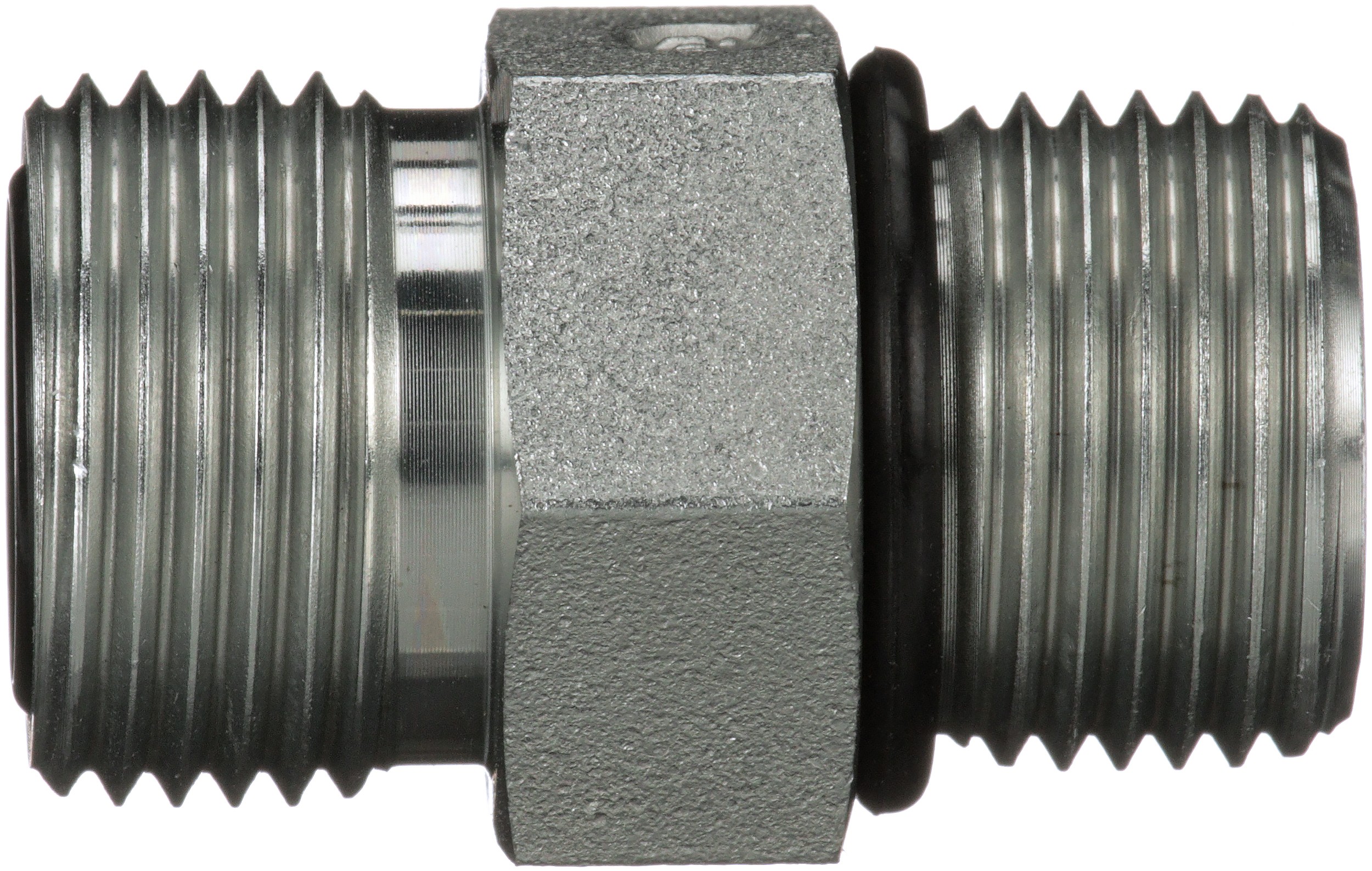 Gates G608000404 Male Flat-Face O-Ring to Male O-Ring Boss (SAE to SAE)