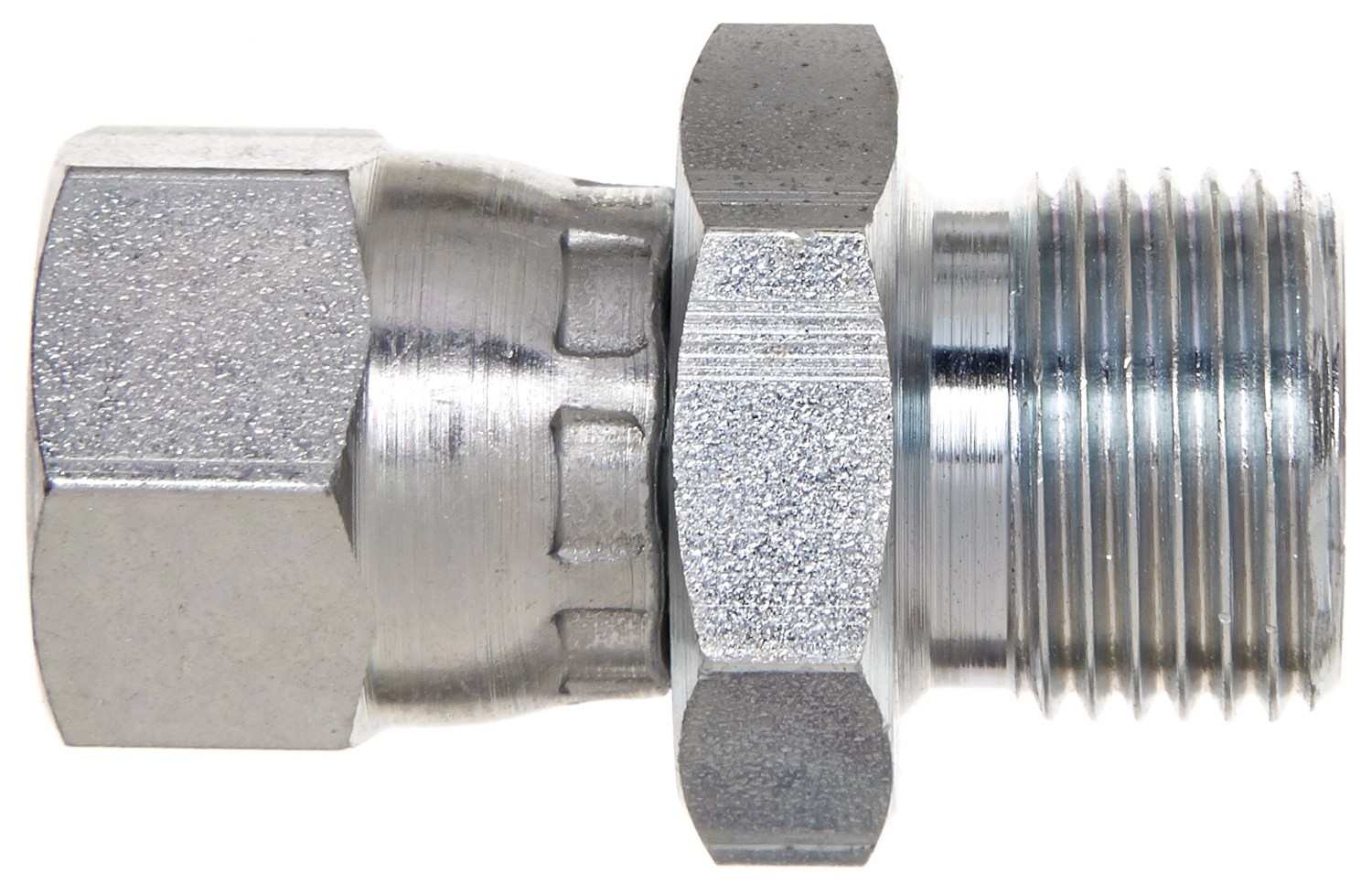 Gates G623200808 Male British Standard Pipe Parallel to Female JIC 37 Flare Swivel - Image 2