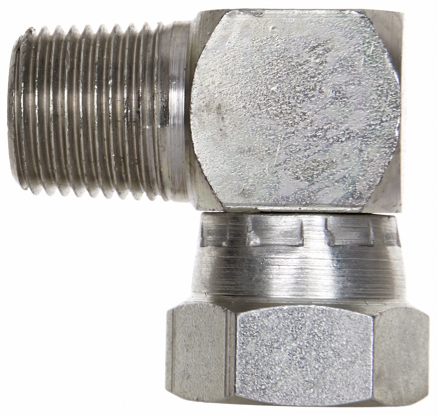 Gates G62605-1212 Female British Standard Pipe Parallel Swivel to Male Pipe NPTF - 90 - Image 2
