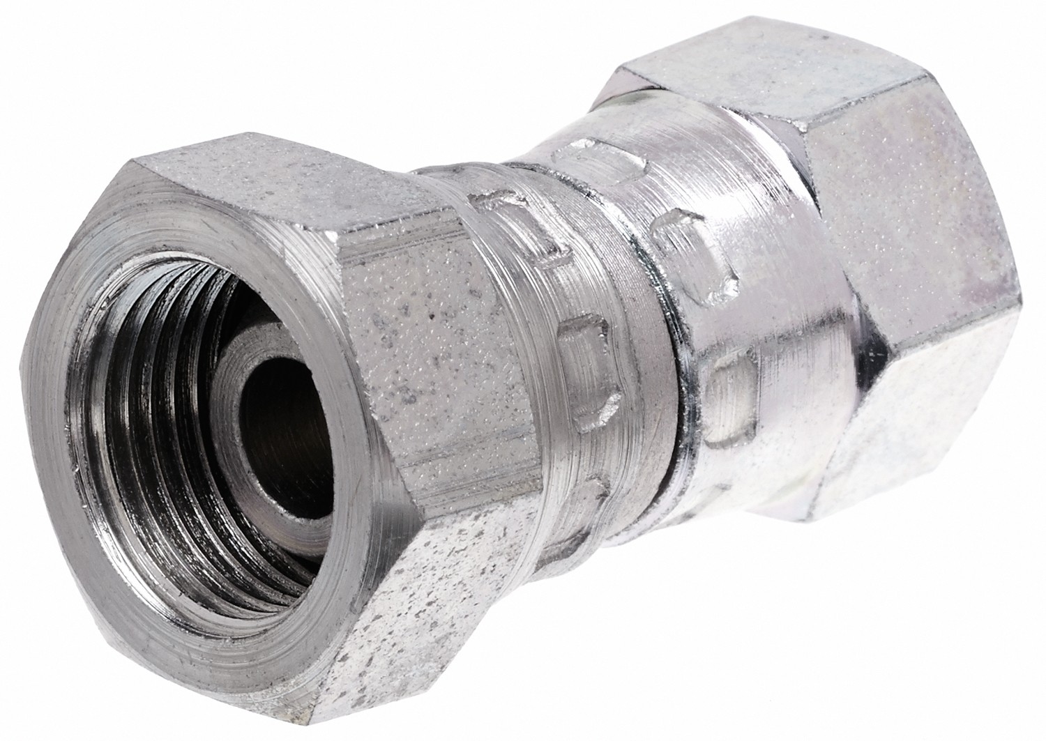 Gates G62660-0608 Female British Standard Pipe Parallel Swivel to Female JIC 37 Flare Swivel - Image 2