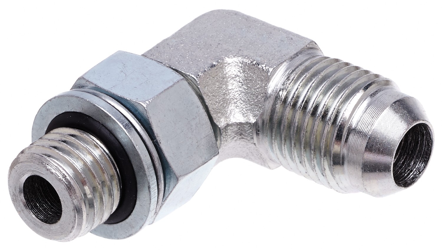 Gates G63160-2612 Male Metric with O-Ring to Male JIC 37 Flare - 90 (Metric Conversion) - Image 2