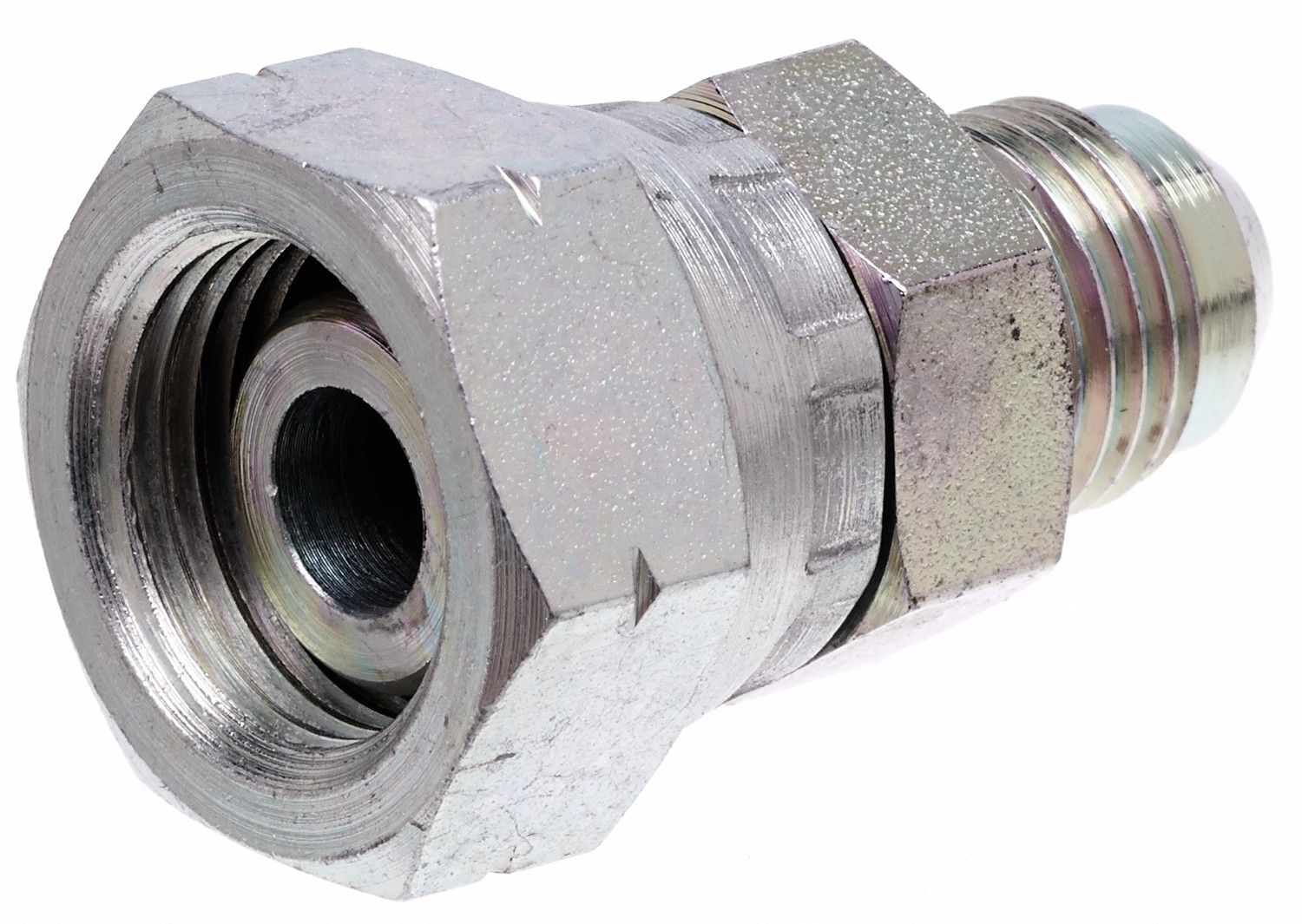 Gates G63450-1206 Female DIN 24 Cone Swivel-Light Series to Male JIC 37 Flare (Metric Conversion) - Image 2