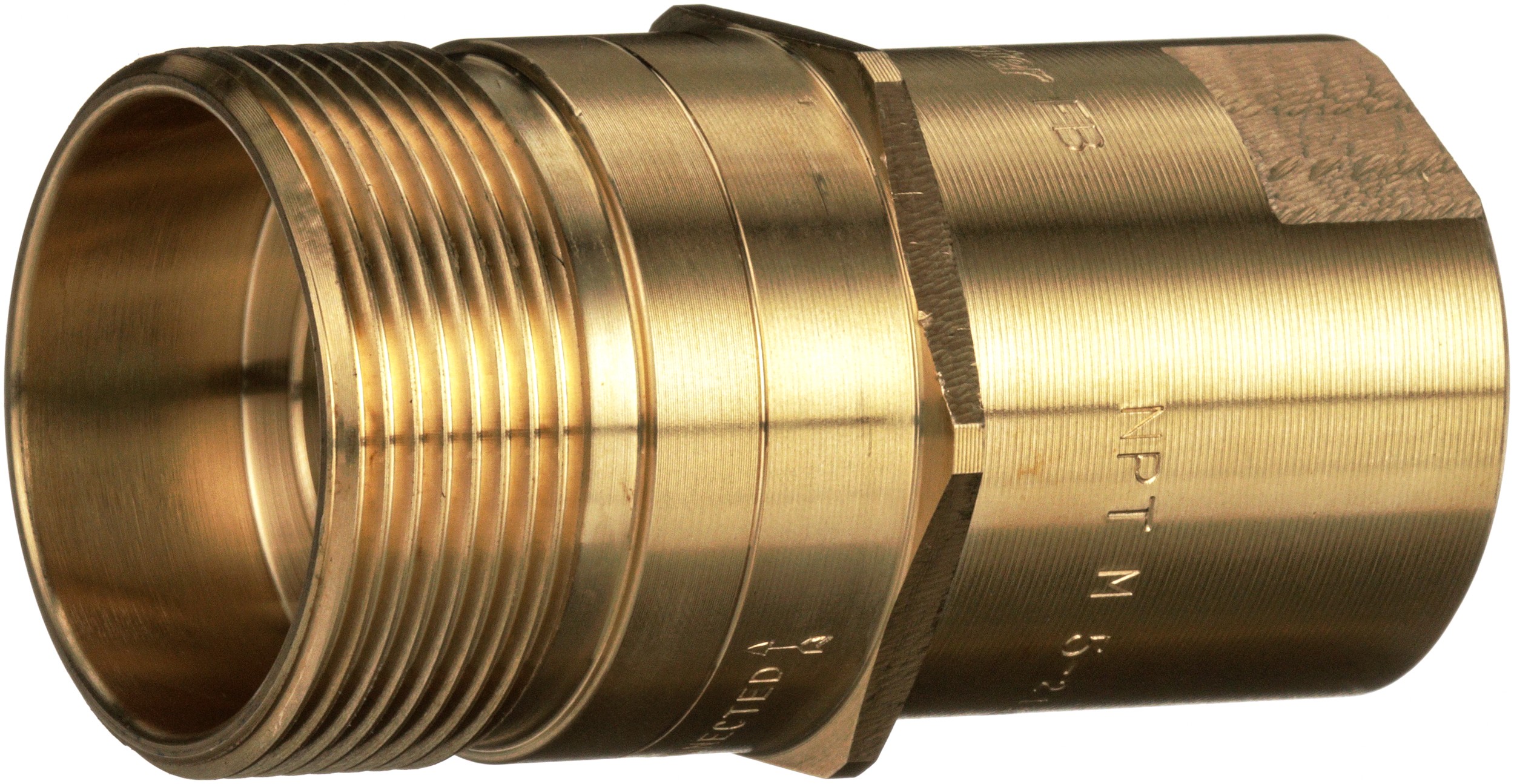 Gates G95111-1212 Male (Brass) - Less Flange (G951 Series)