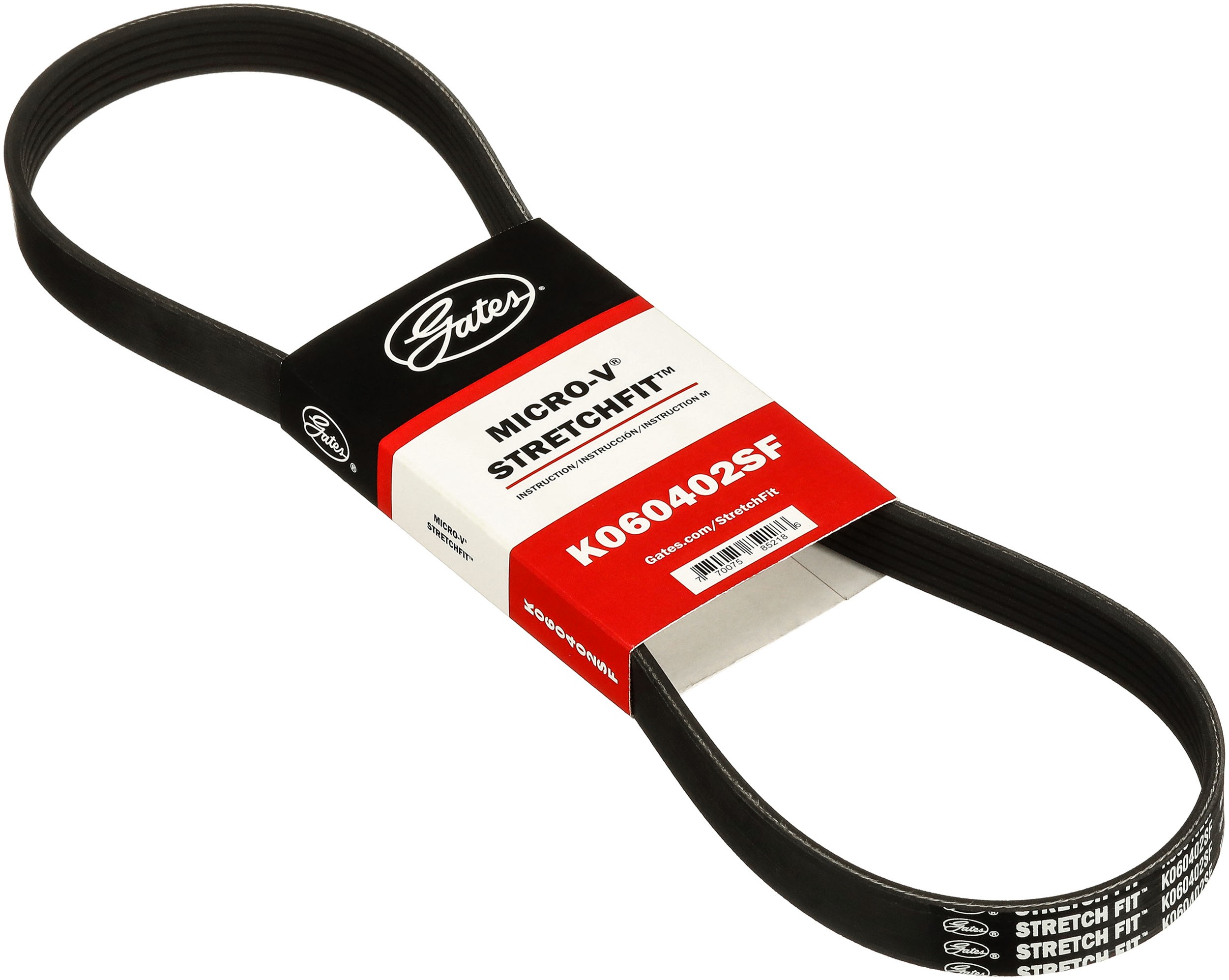 Gates K060402SF Stretch Fit Micro-V Serpentine Drive Belt