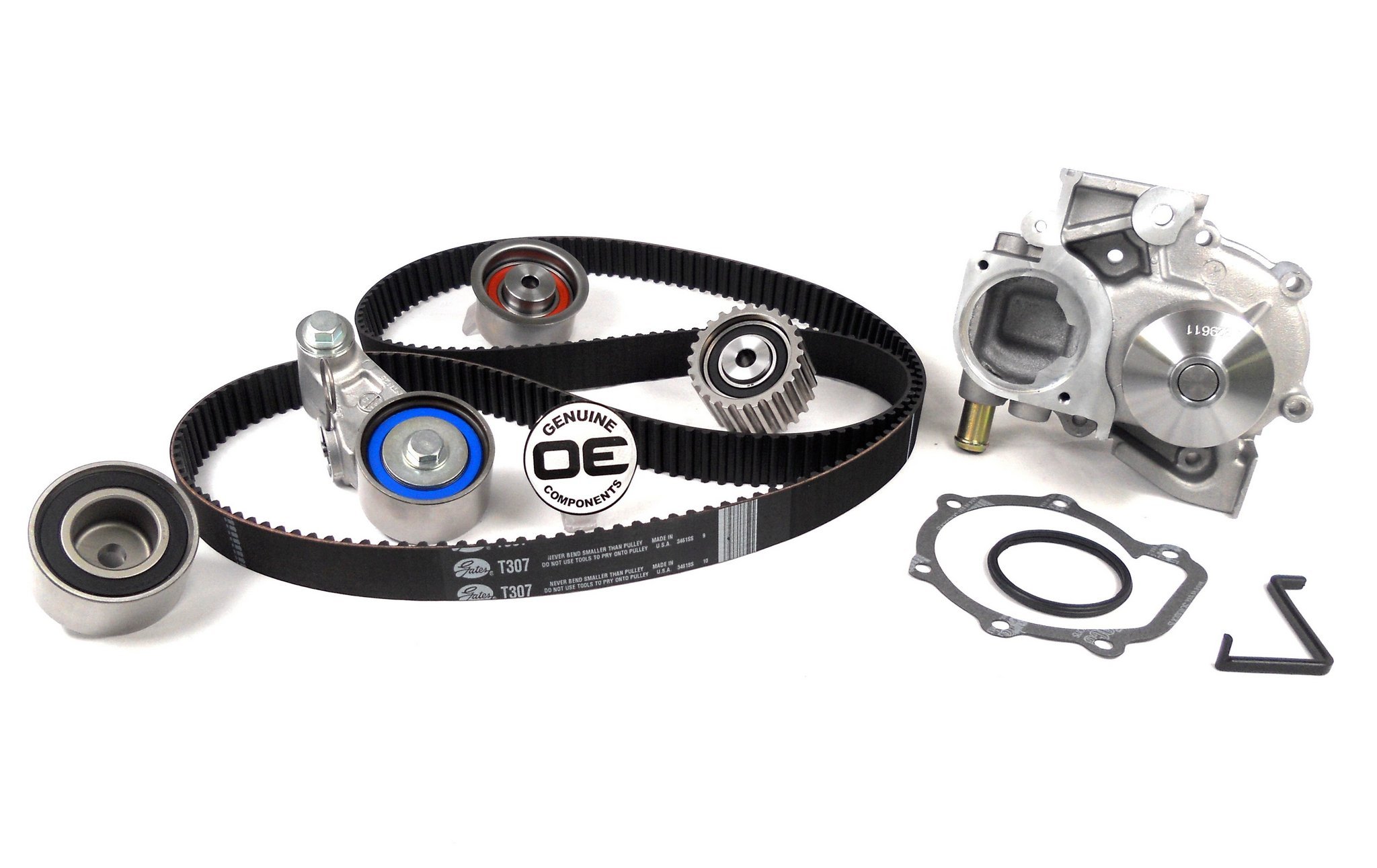 Gates TCKWP307A PowerGrip Premium Timing Component Kit with Water Pump (TCKWP)