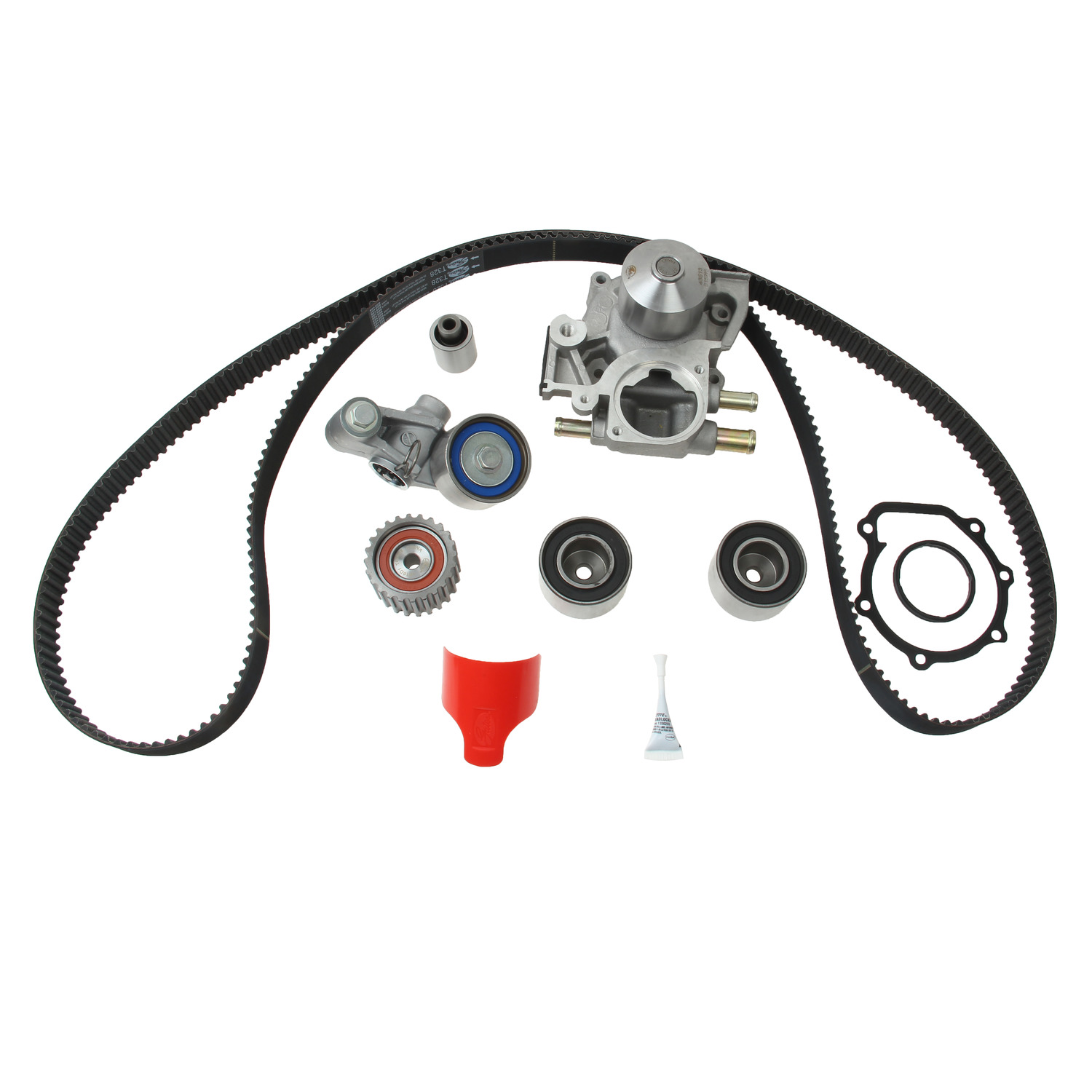 Gates TCKWP328B PowerGrip Premium Timing Component Kit with Water Pump (TCKWP)