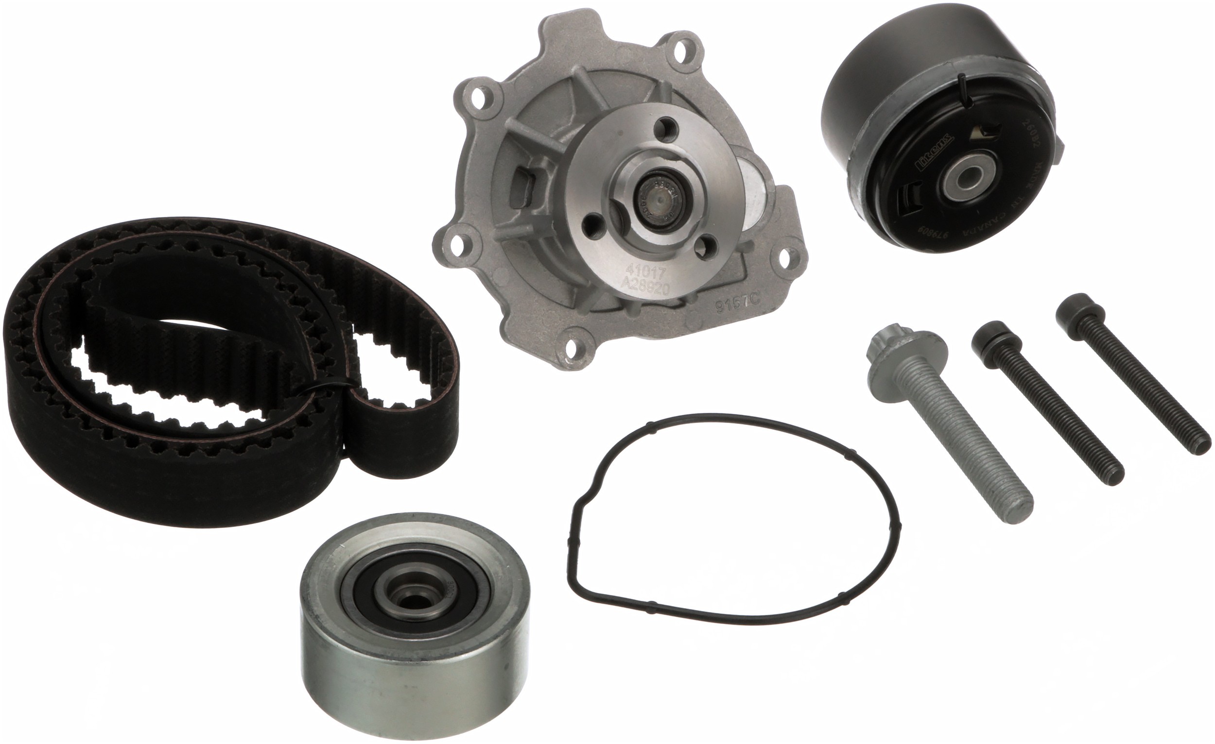 Gates TCKWP338 PowerGrip Premium Timing Component Kit with Water Pump (TCKWP)
