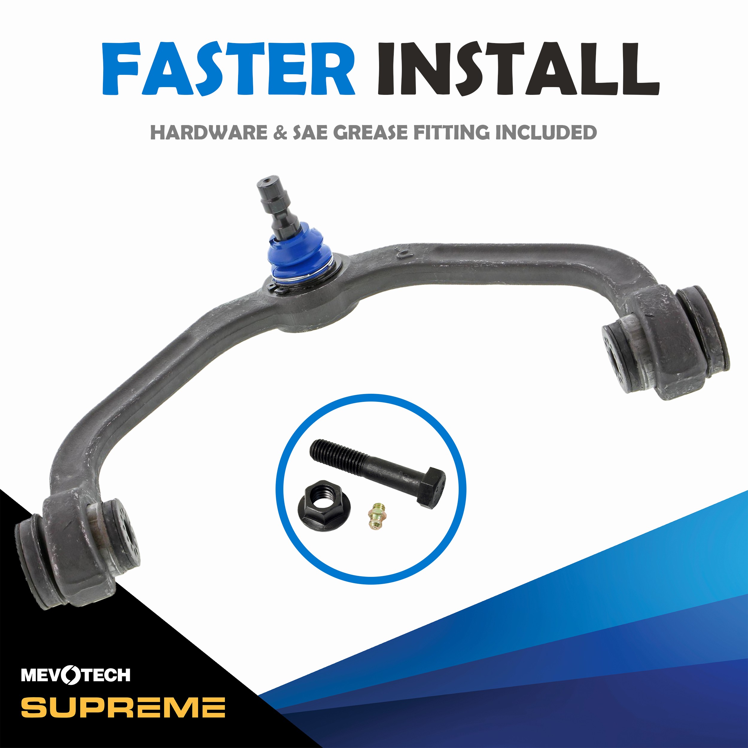 Mevotech CMK80052 Suspension Control Arm and Ball Joint Assembly