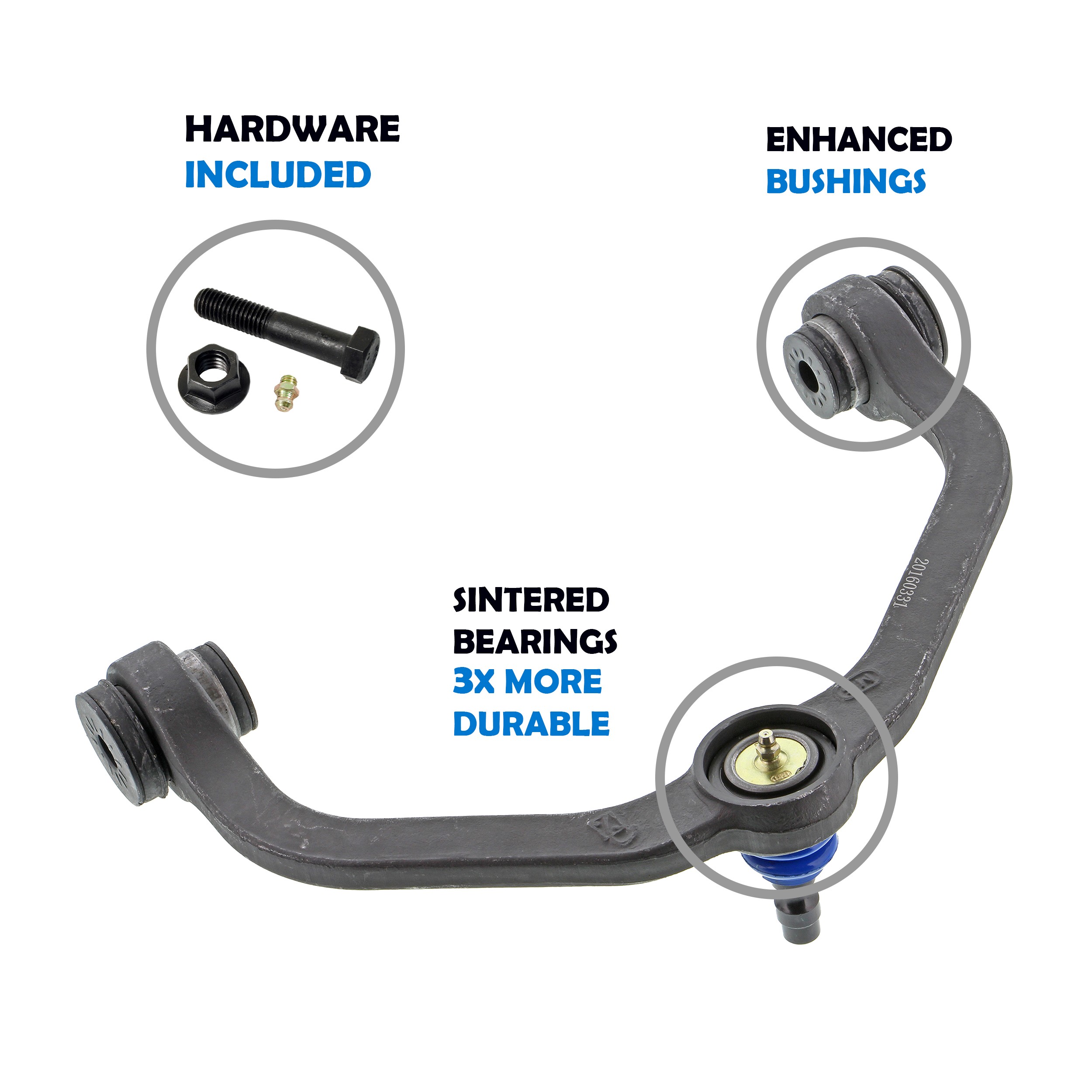 Mevotech CMK80054 Suspension Control Arm and Ball Joint Assembly - Image 8