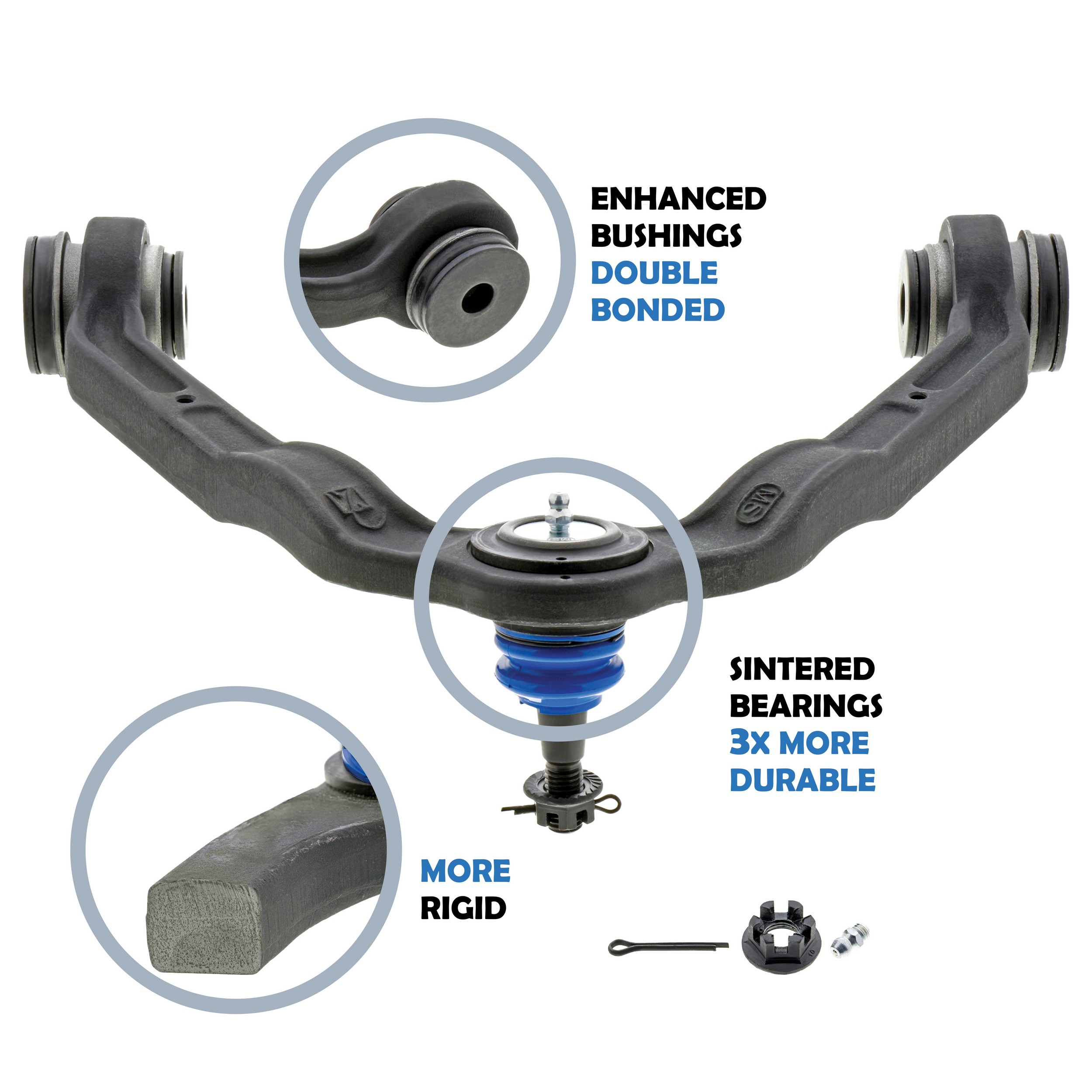 Mevotech CMS20268 Suspension Control Arm and Ball Joint Assembly - Image 8