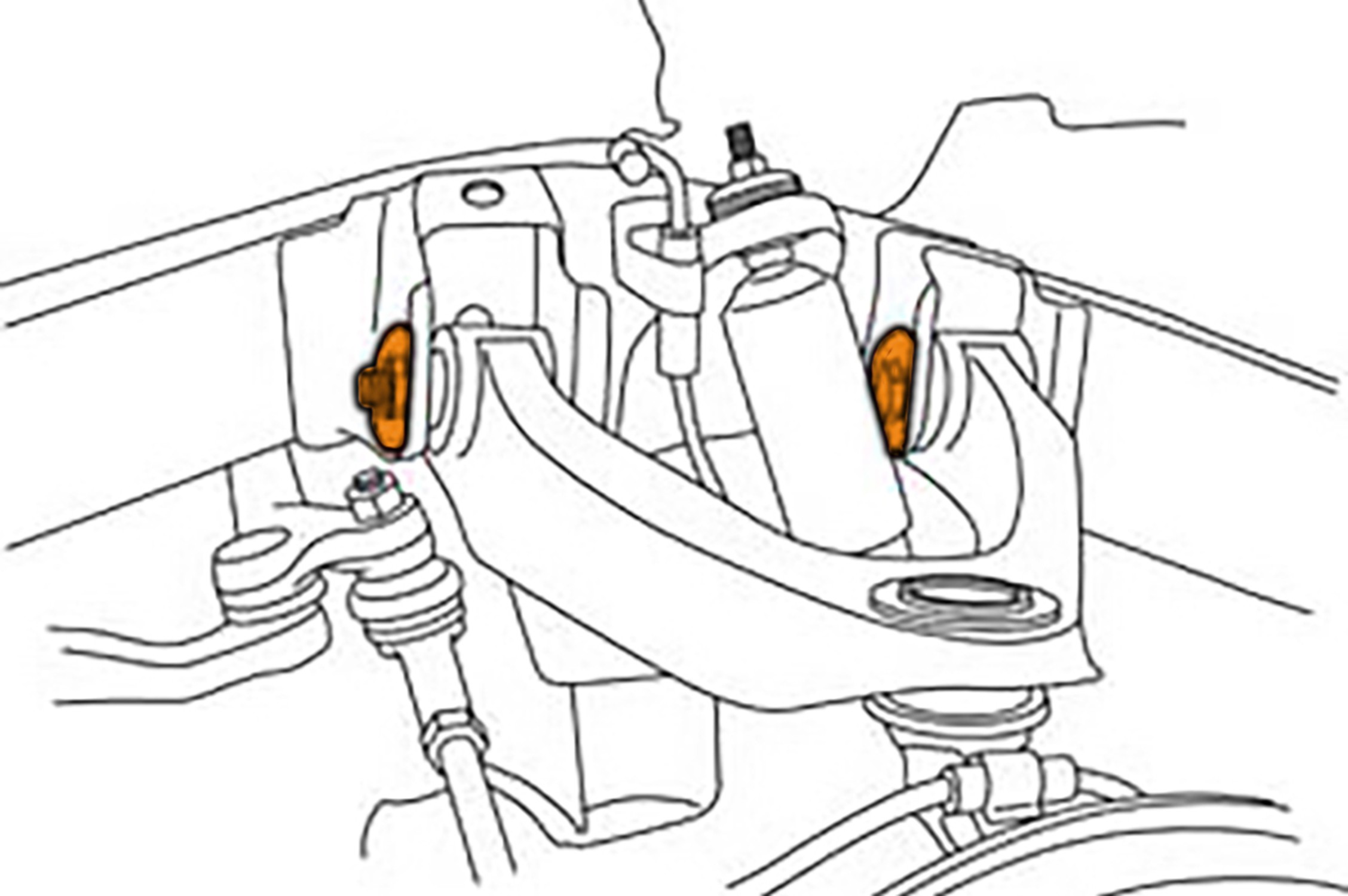 Mevotech MS30033 Alignment Cam Bolt Kit