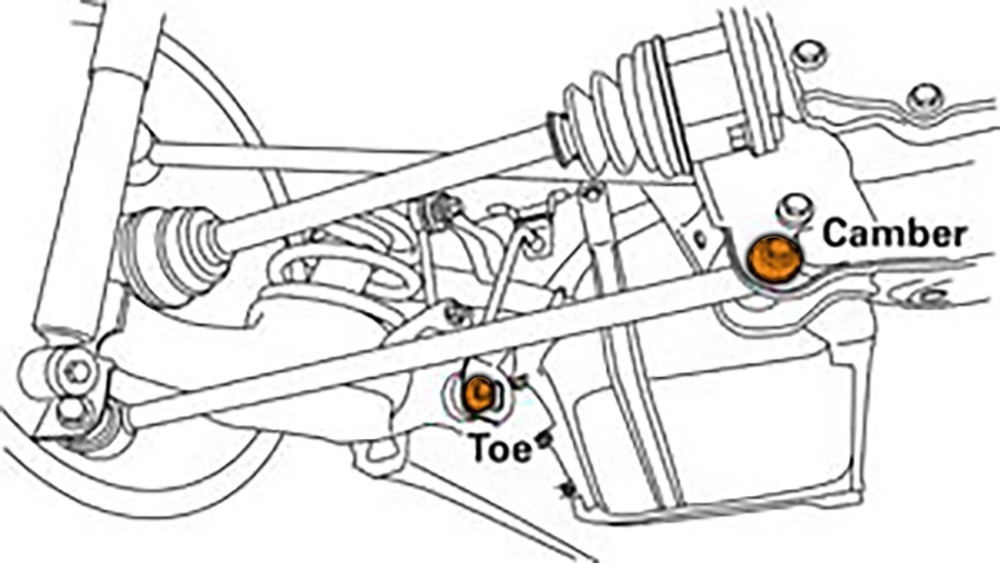 Mevotech MS86062 Alignment Cam Bolt Kit