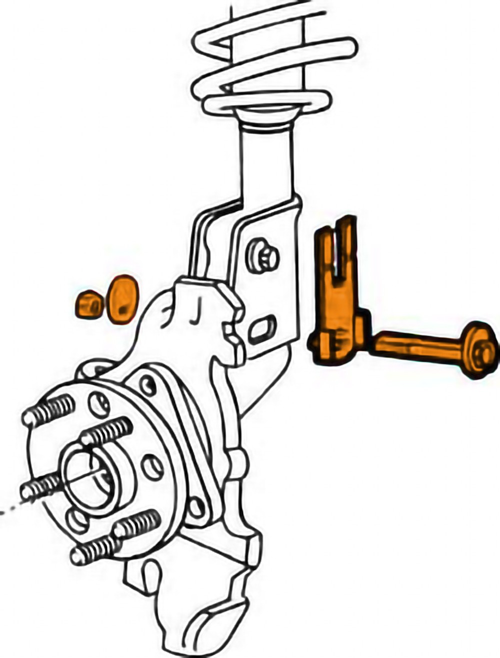 Mevotech MS86067 Alignment Cam Bolt Kit