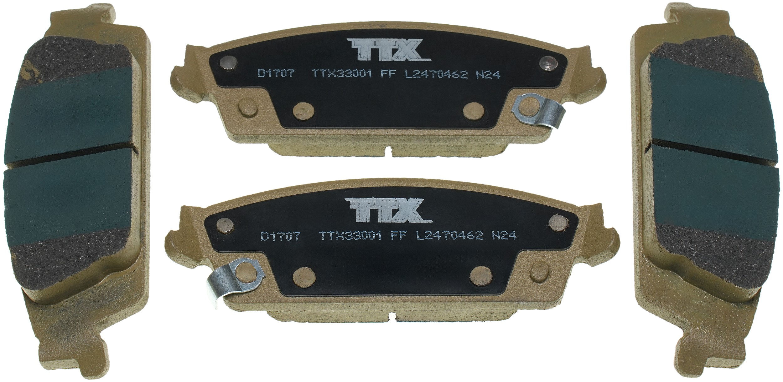 Mevotech TXBPP1707 Disc Brake Pad Set - Image 3