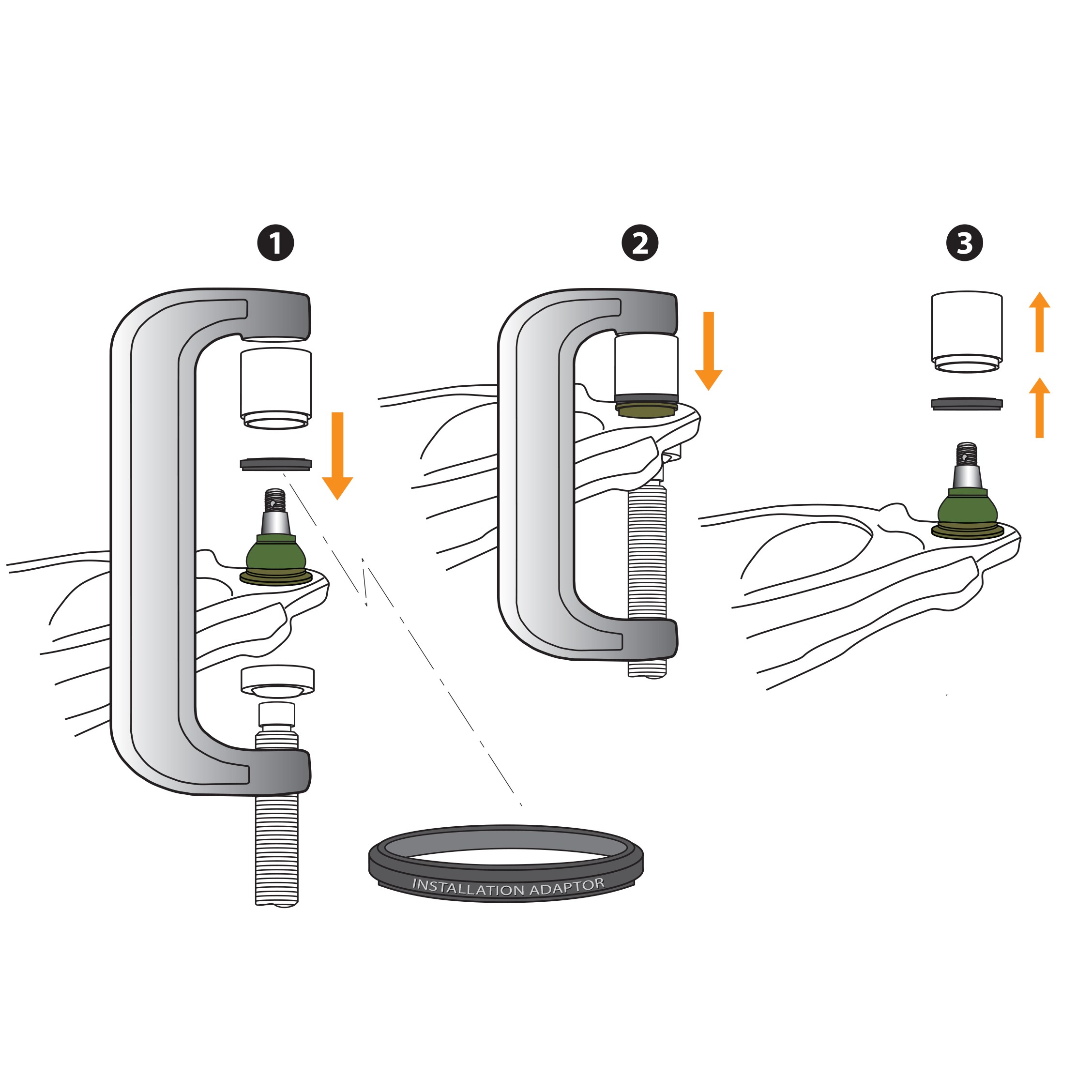Mevotech TXK90332 Suspension Ball Joint - Image 6