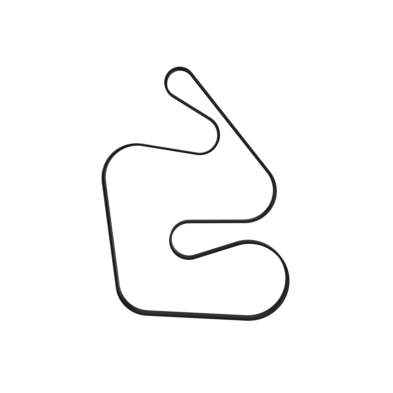 Mopar 04593852AB BELT, Serpentine - Image 2