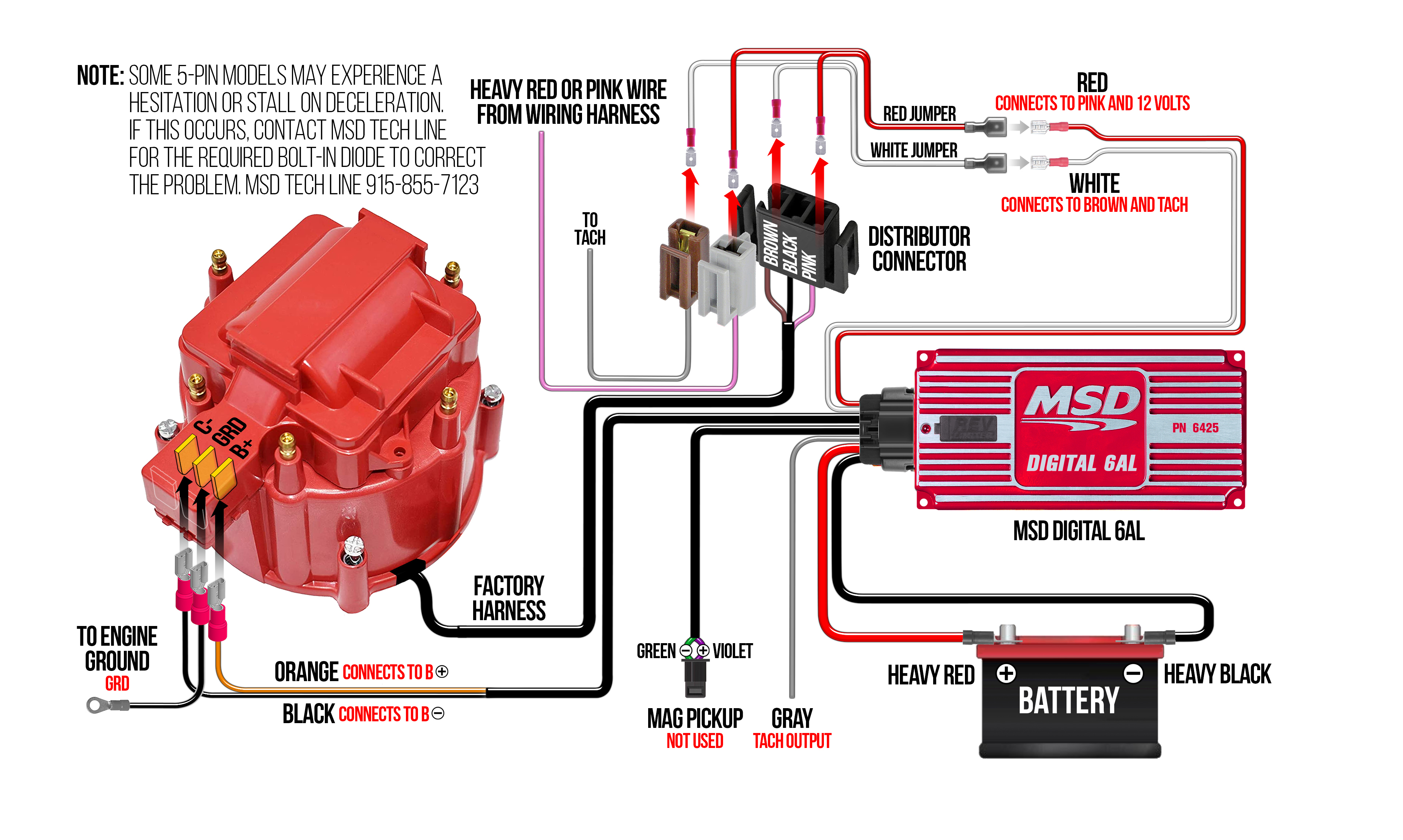 MSD-64253 MSD Digital 6AL Ignition Control - Black UK Stock | eBay UK