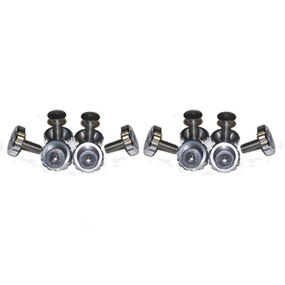 Scott Drake SDK-378178-BL-24 1964-73 Mustang Billet Under Hood Hardware (24 pieces)
