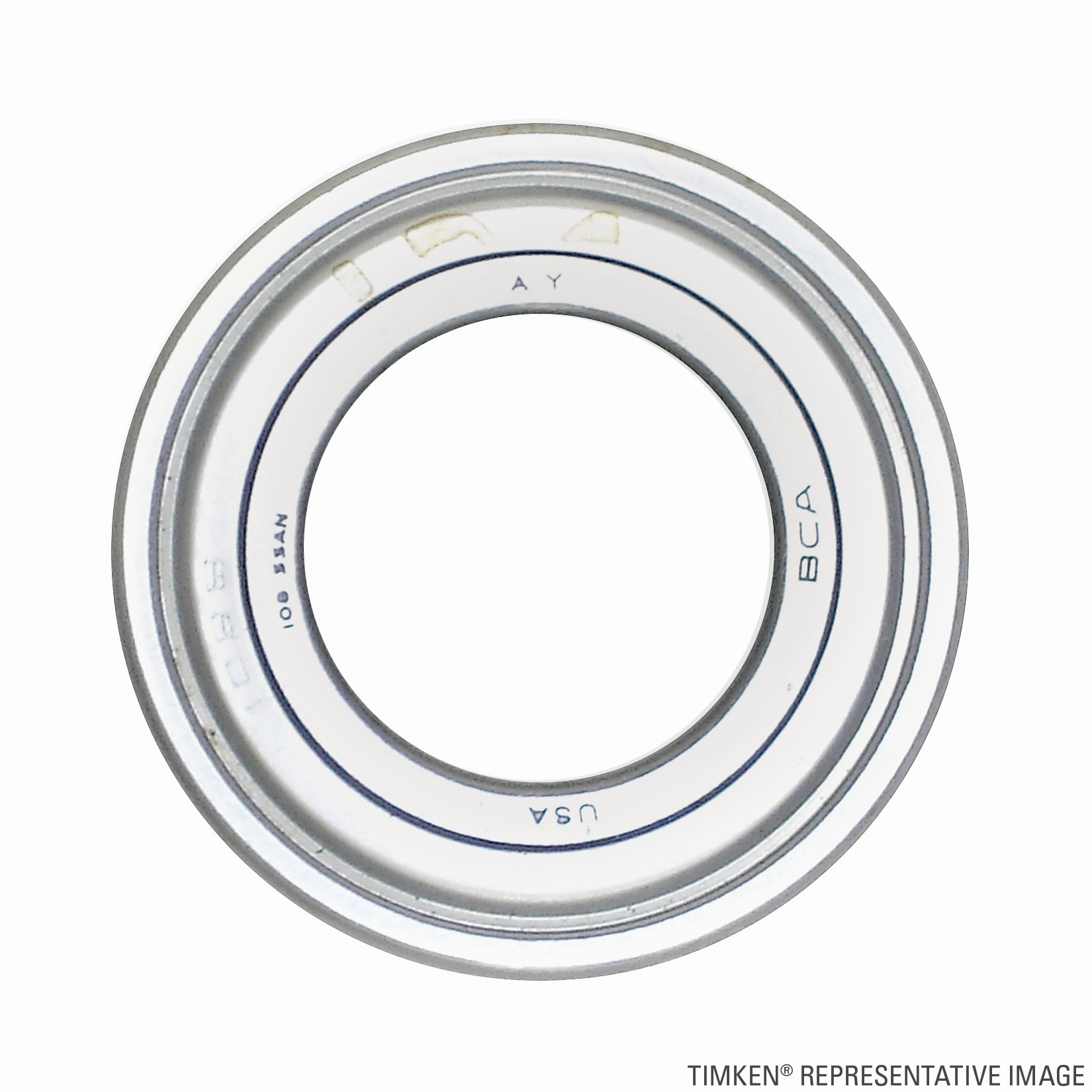 Timken 110L Conrad Deep Groove Single Row Radial Ball Bearing With Snap Ring - Image 4