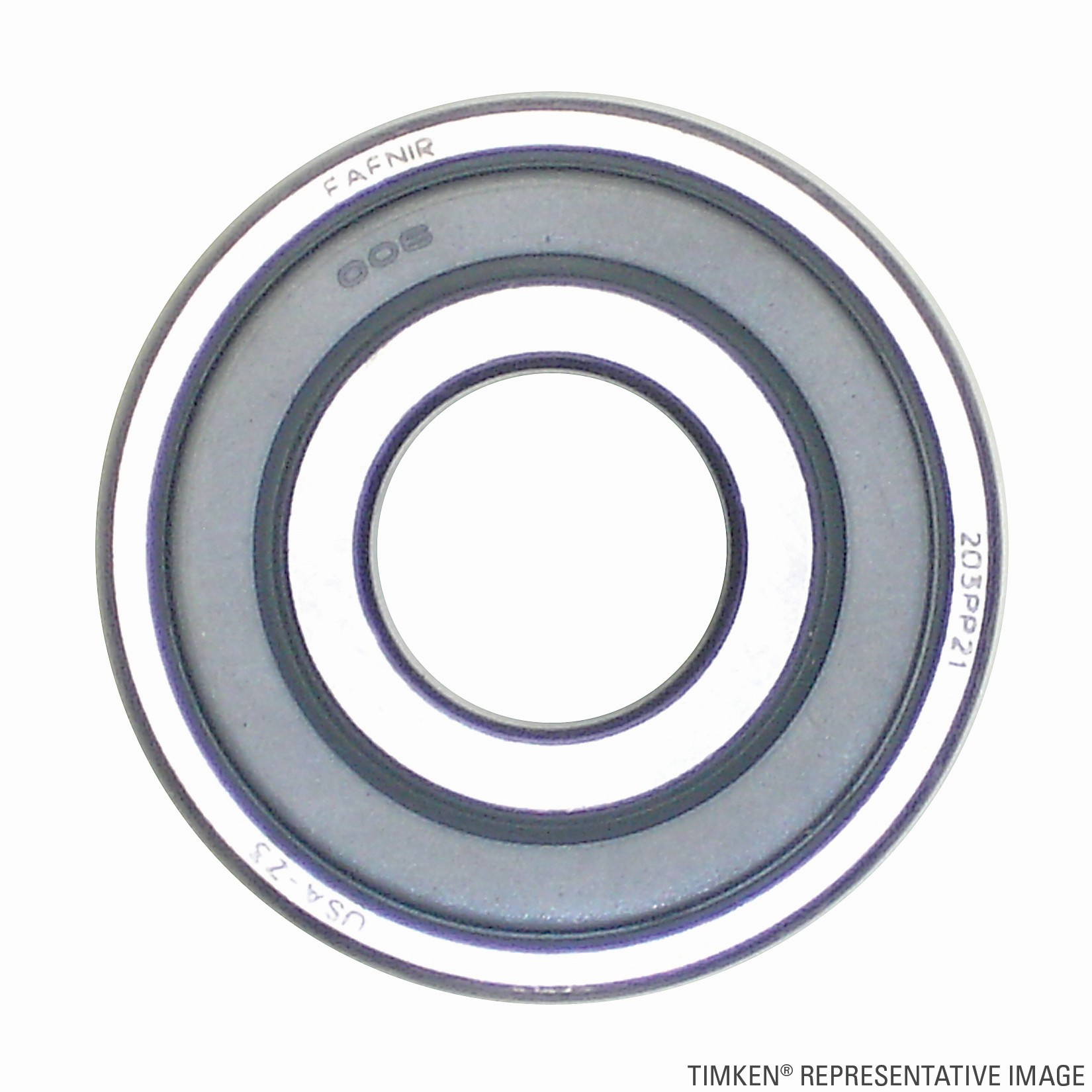 Timken 200S Conrad Deep Groove Single Row Radial Ball Bearing With 1-Shield - Image 4