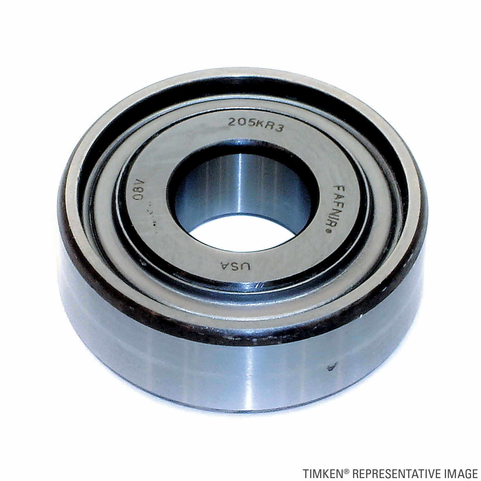Timken 203S Conrad Deep Groove Single Row Radial Ball Bearing With 1-Shield