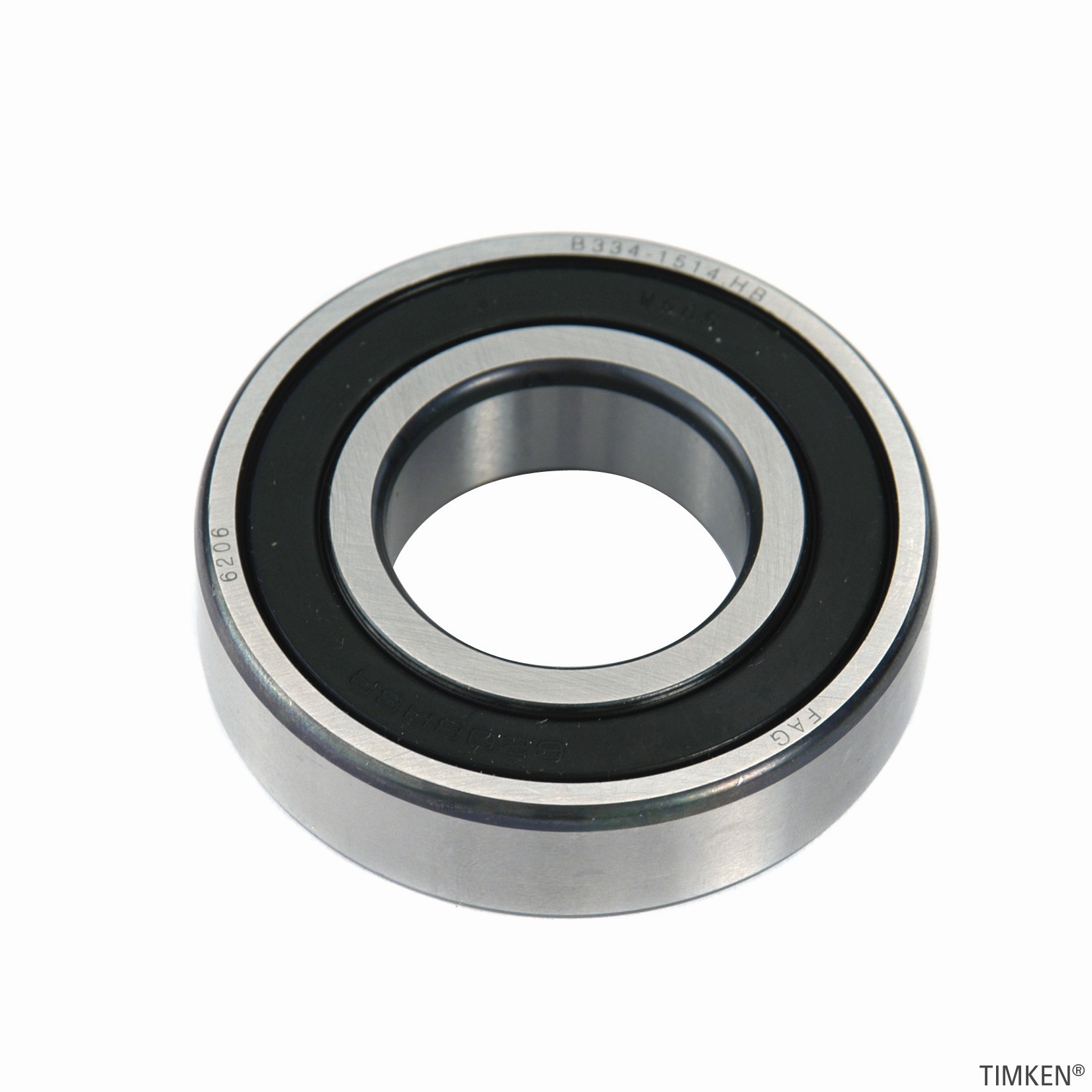 Timken 206F Conrad Deep Groove Single Row Radial Ball Bearing With 1-Seal - Image 2