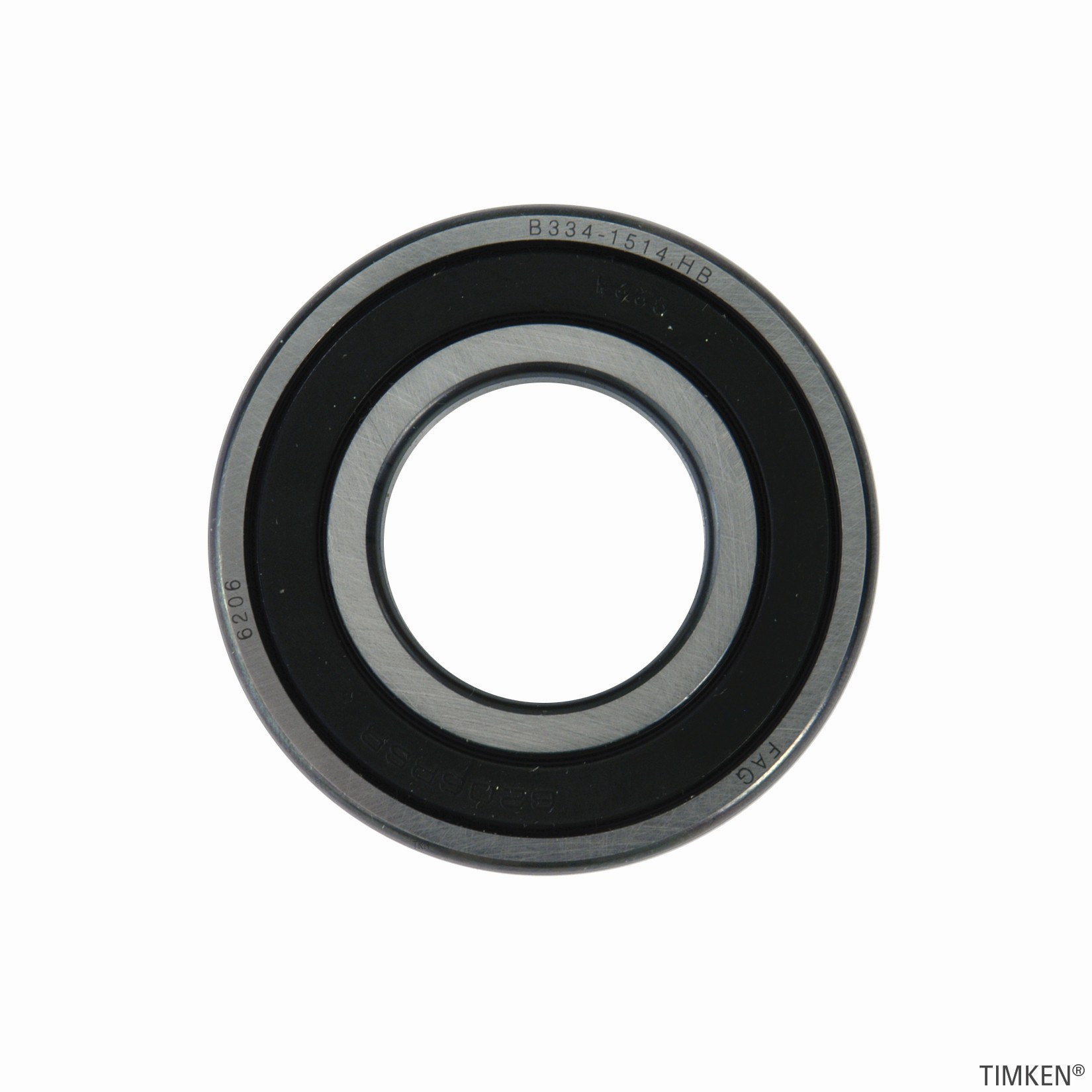Timken 206F Conrad Deep Groove Single Row Radial Ball Bearing With 1-Seal