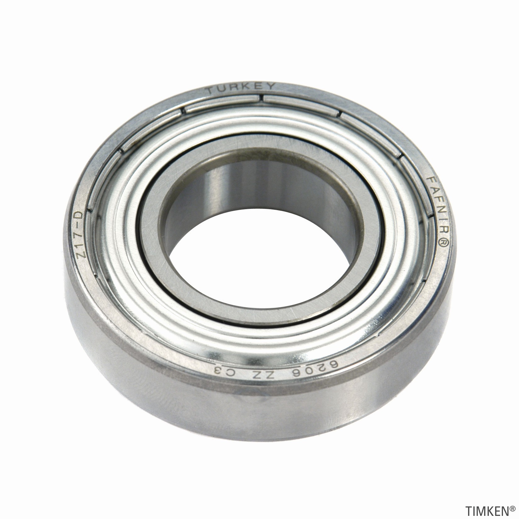 Timken 206SS Conrad Deep Groove Single Row Radial Ball Bearing With 2-Shields