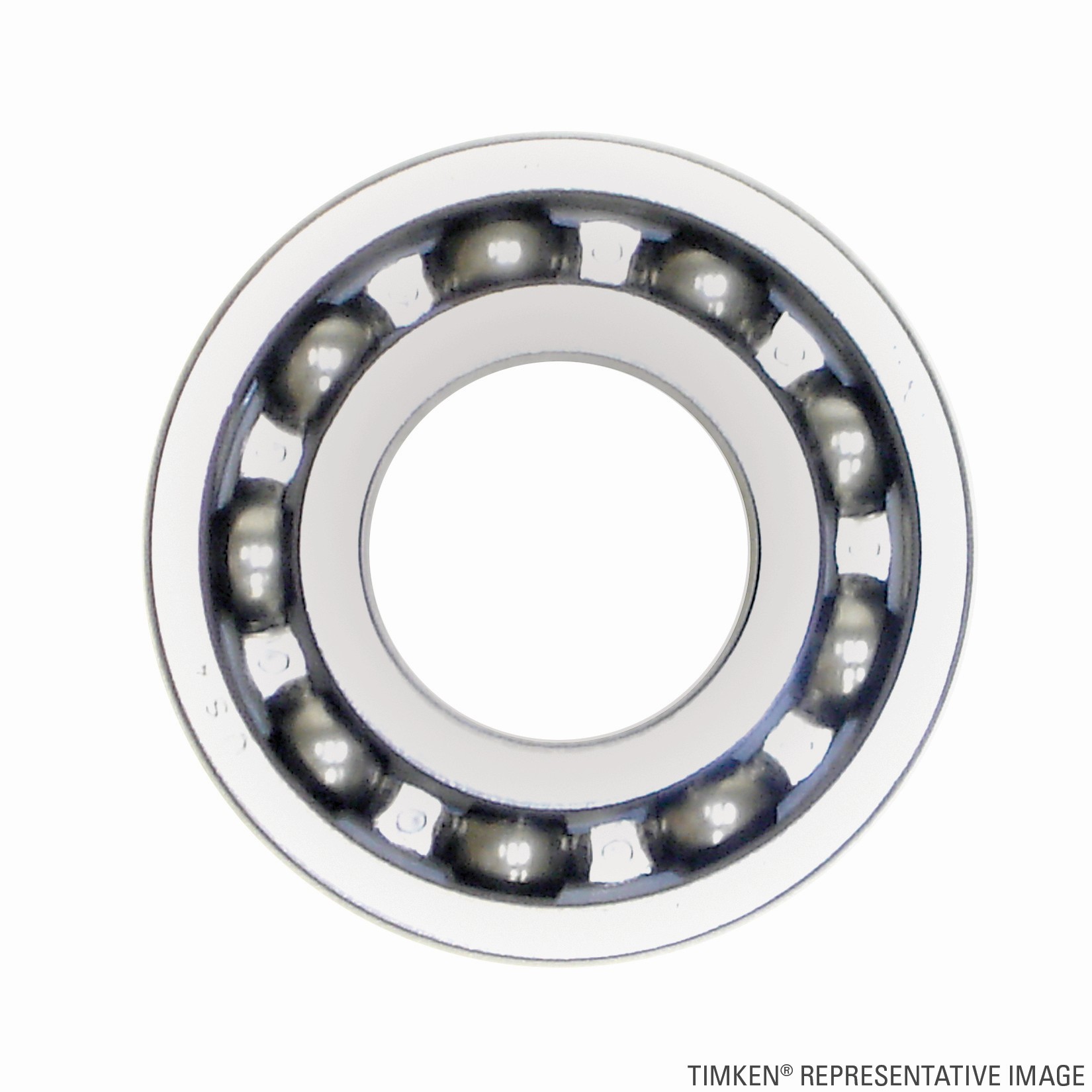 Timken 206WB Conrad Deep Groove Single Row Radial Ball Bearing