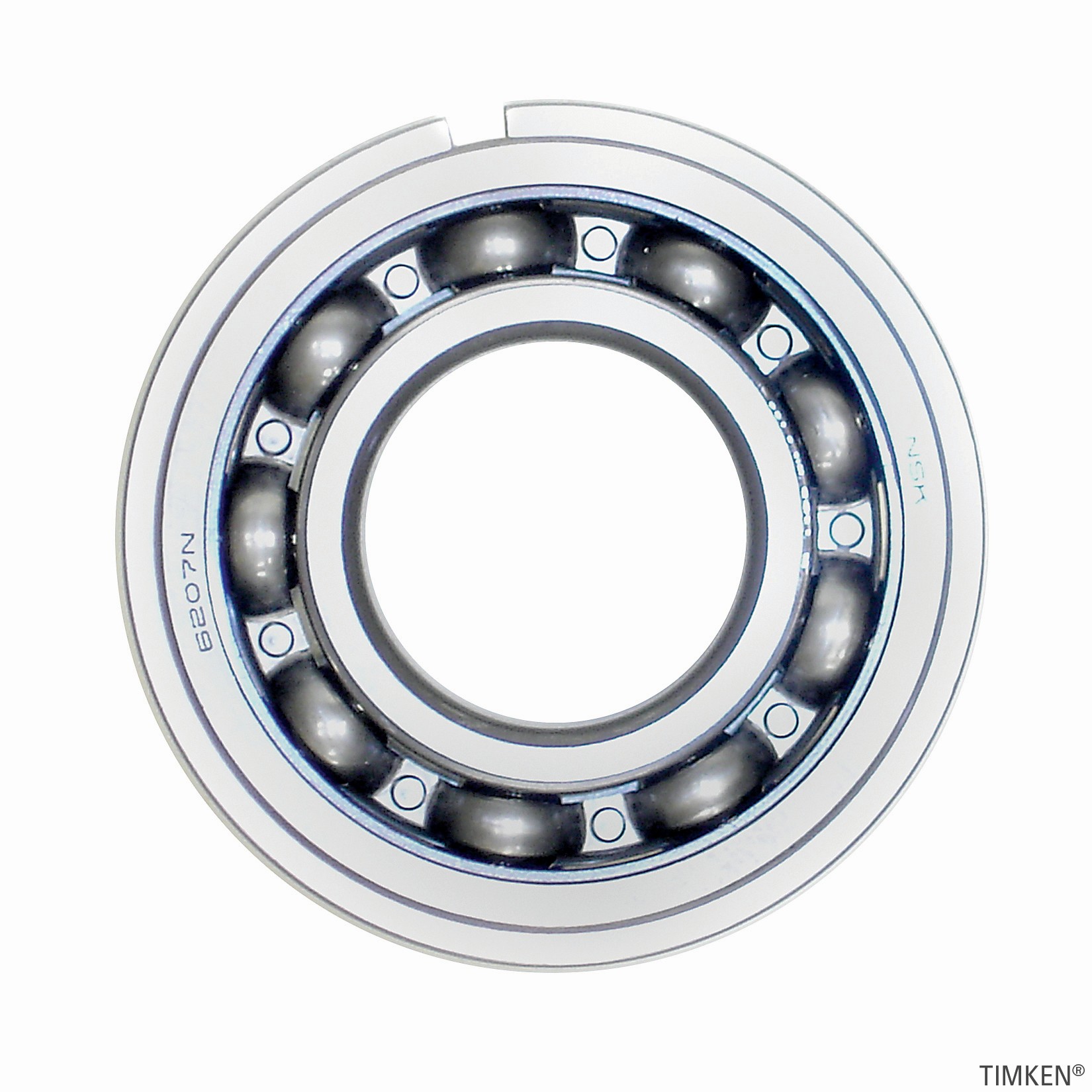 Timken 207SLB Conrad Deep Groove Single Row Radial Ball Bearing With 1-Shield And Snap Ring - Image 4