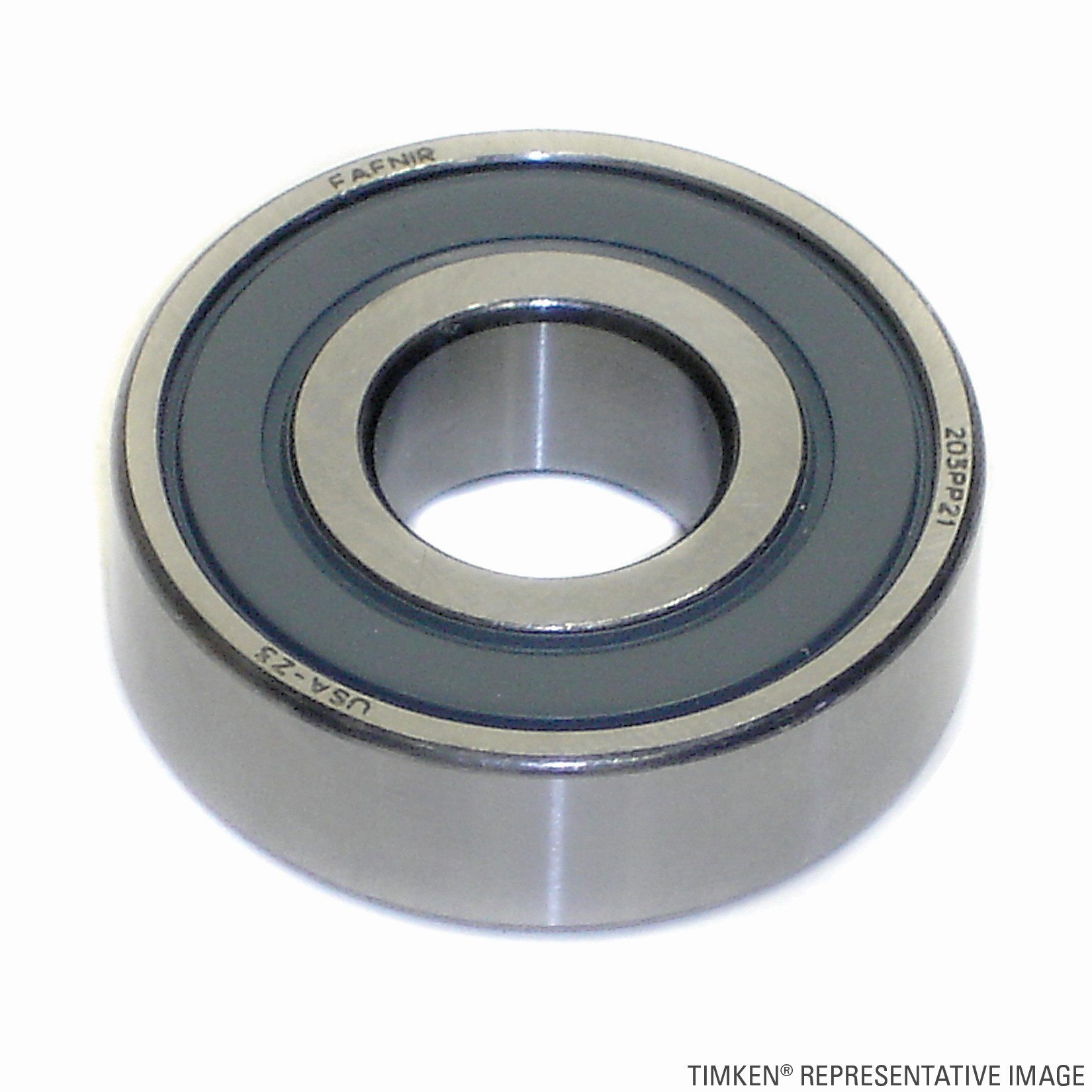 Timken 302S Conrad Deep Groove Single Row Radial Ball Bearing With 1-Shield