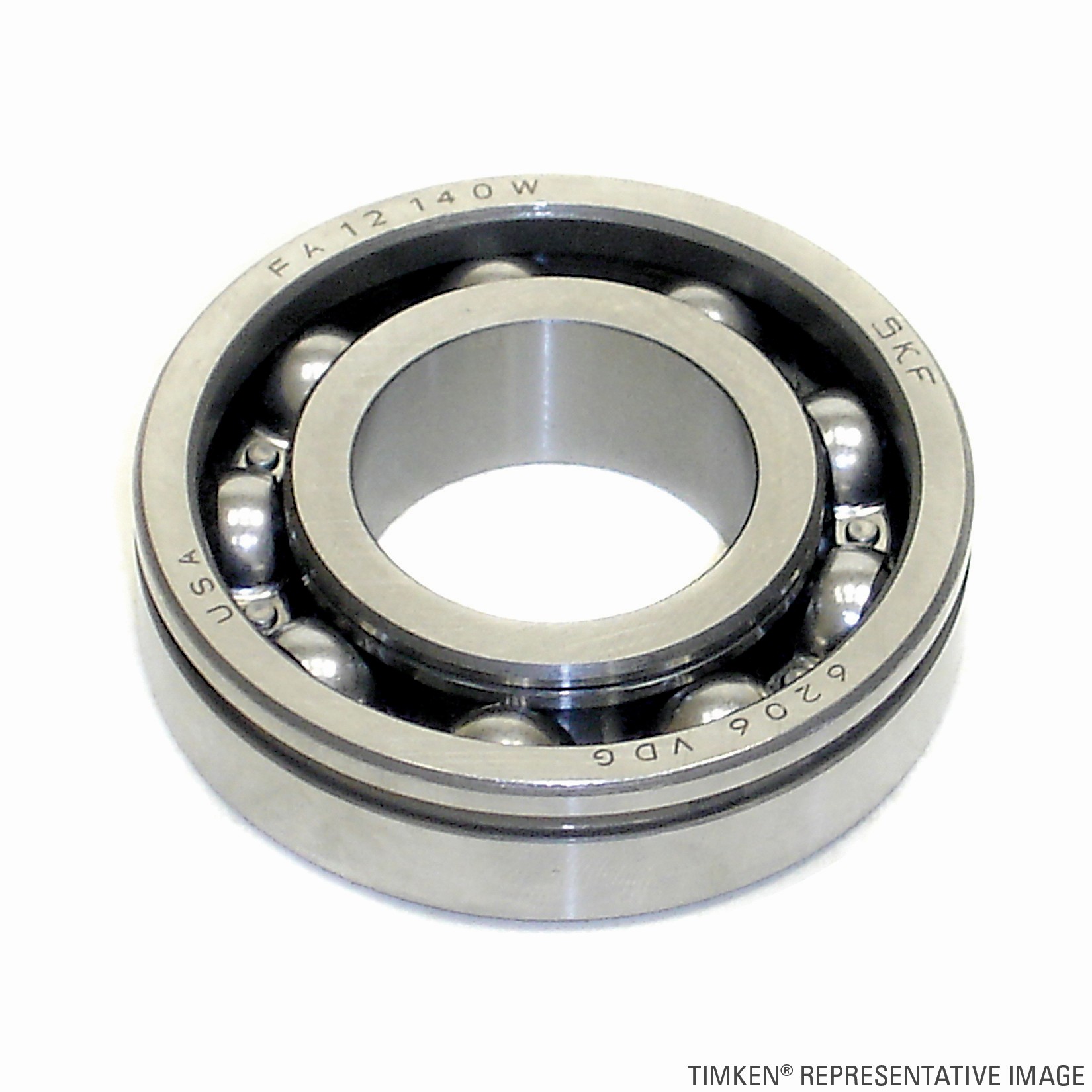 Timken 303BB Conrad Deep Groove Single Row Radial Ball Bearing