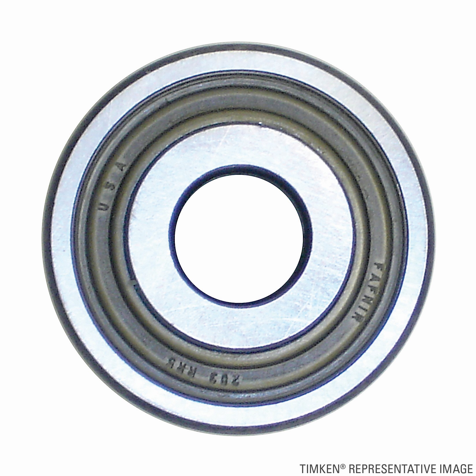 Timken 87502 Deep Groove Radial Ball Bearing With Wide Inner Ring - Non Loading Groove Type - Image 2