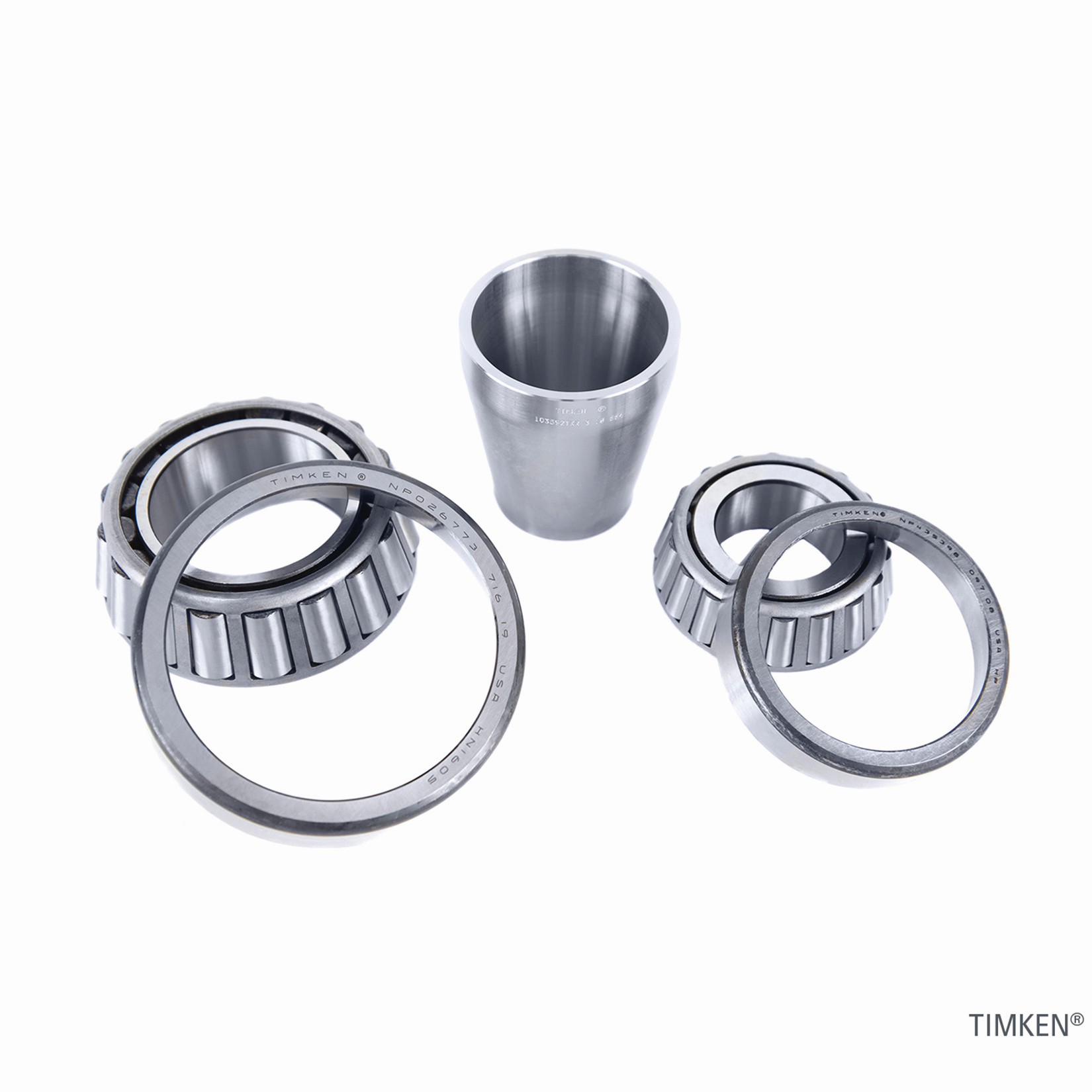 Timken FFTC1 Bearings And Spacer For Pre-Adjusted Commercial Vehicle Wheel-Ends