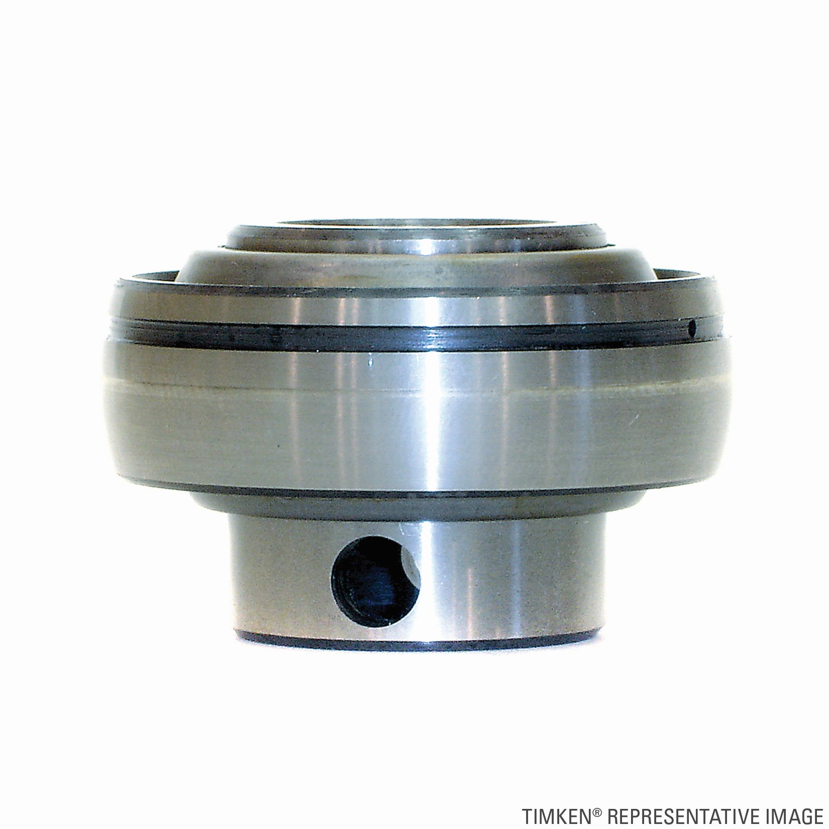 Timken GYA103RRB2 Wide Inner Ring Radial Ball Bearing, Spherical OD and Setscrew Locking Device - Image 4