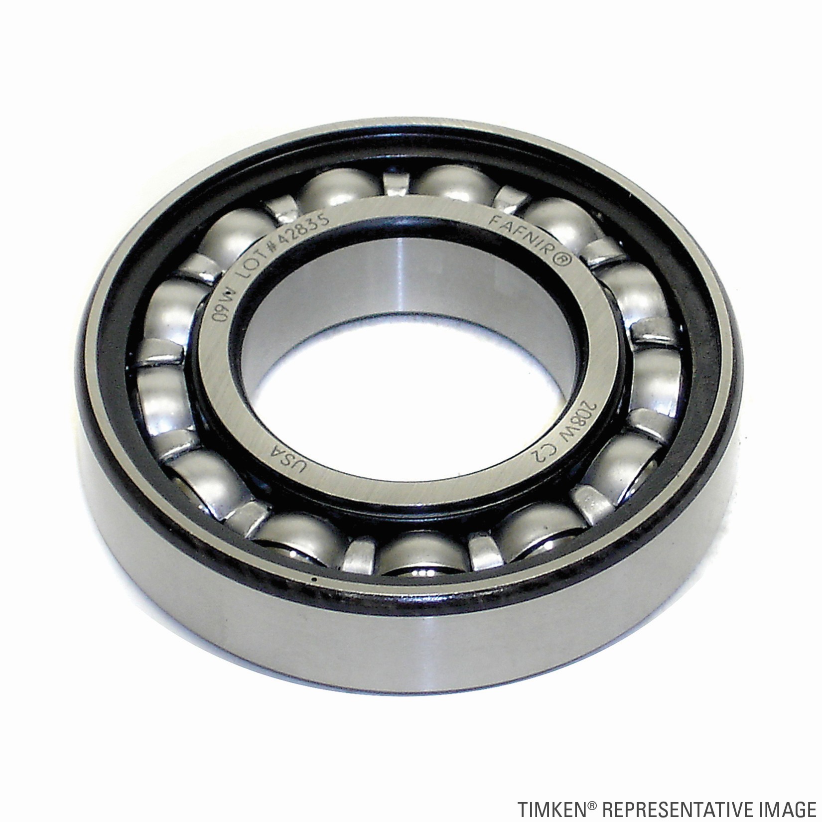 Timken N1211L Maximum Capacity Single Row Radial Ball Bearing With Snap Ring