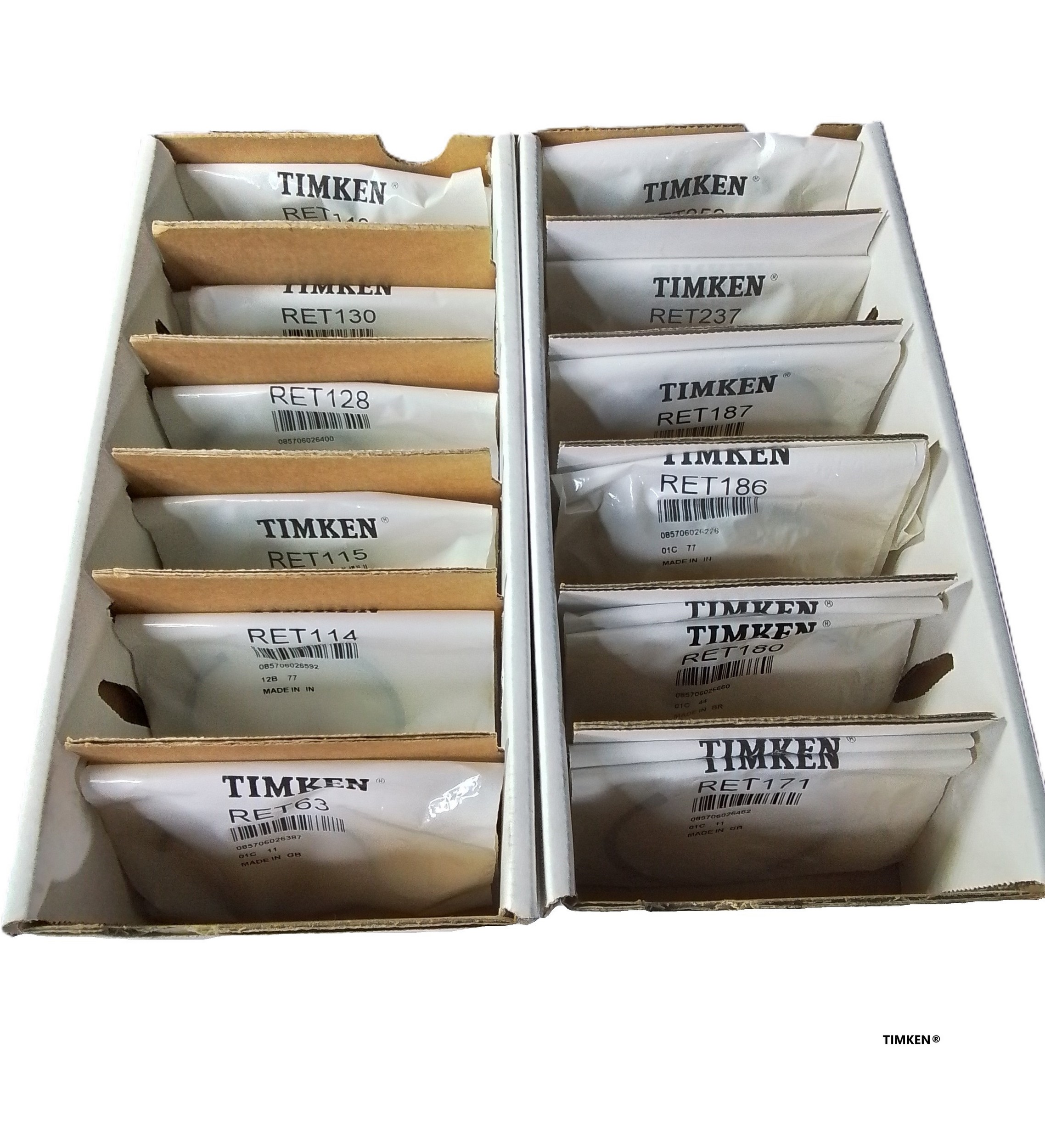 Timken RETKIT1 Clip Used to Secure Unitized Bearing to Knuckle - Variety Pack