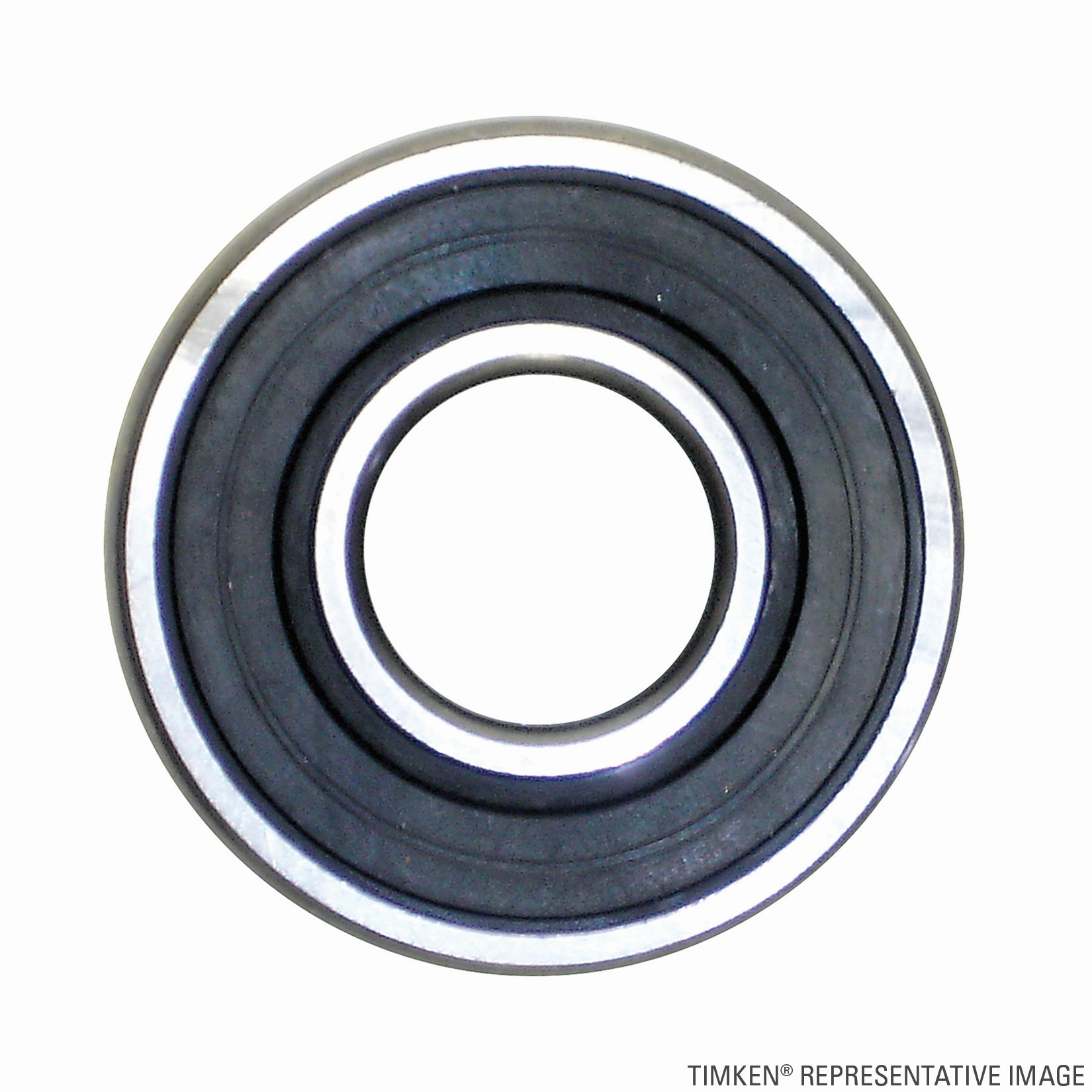 Timken W205PP Conrad Deep Groove Single Row Radial Ball Bearing, Wide Type with 2-Rubber Seals - Image 4